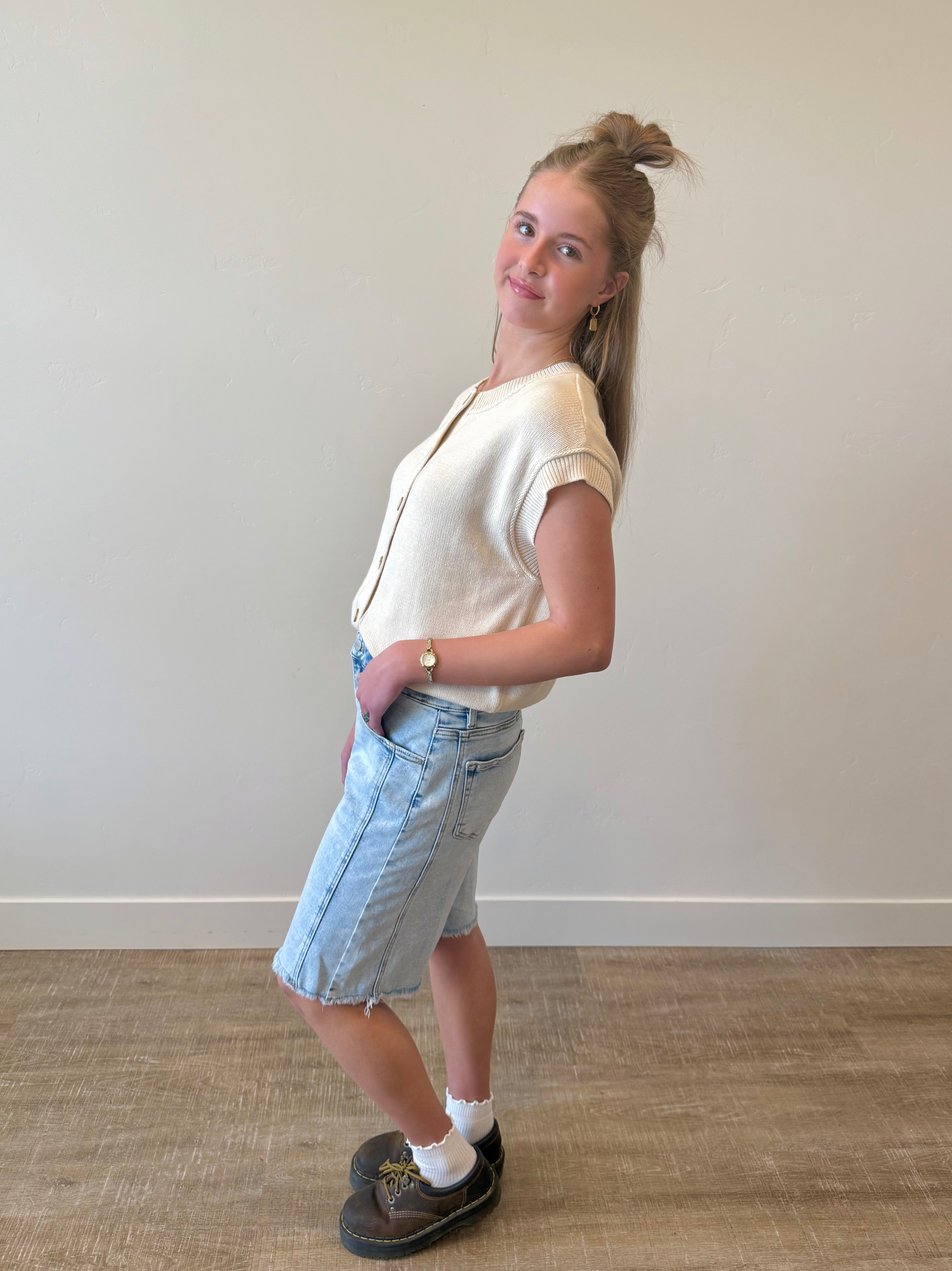 Austin Light Denim Shorts