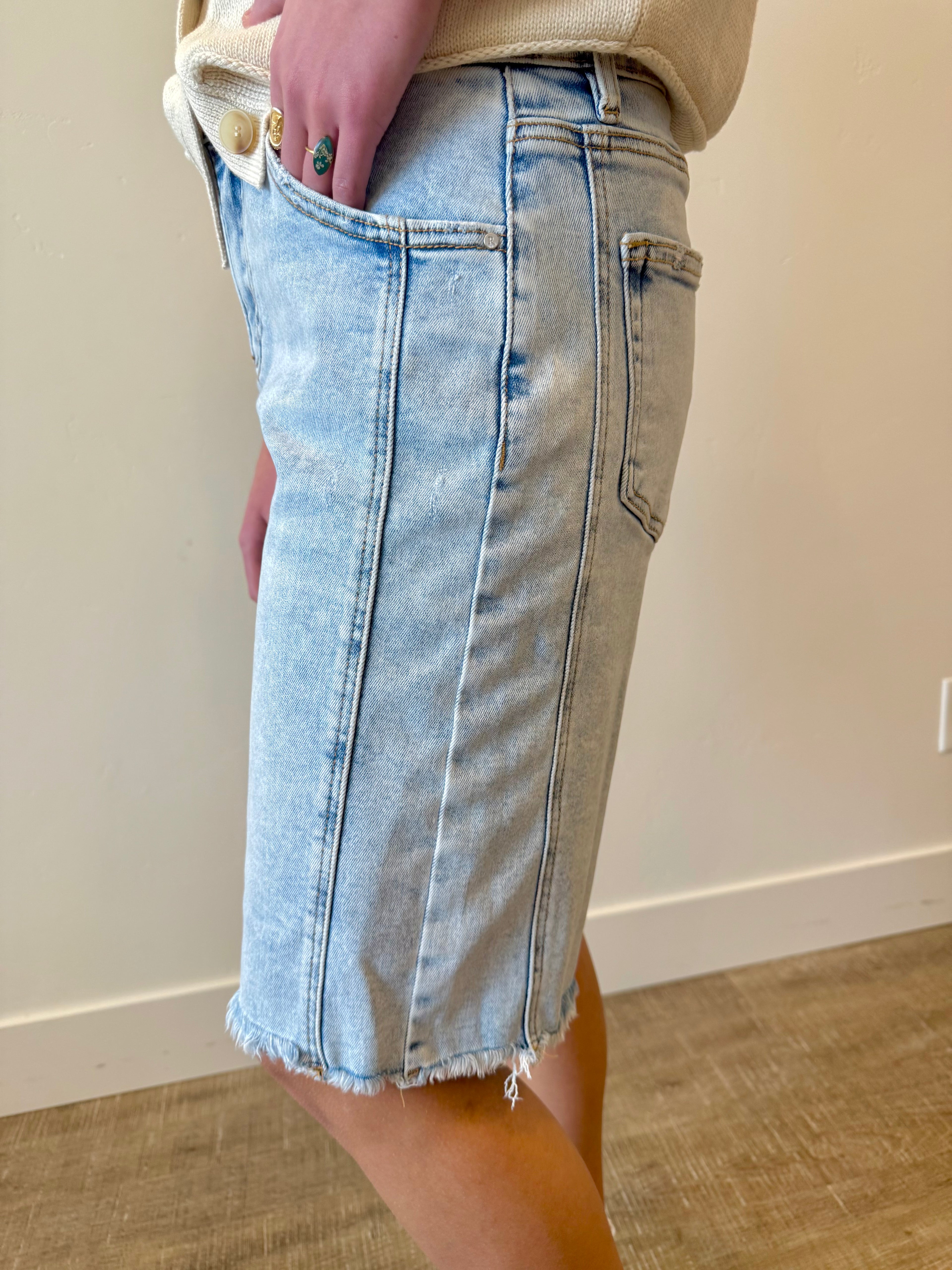 Austin Light Denim Shorts