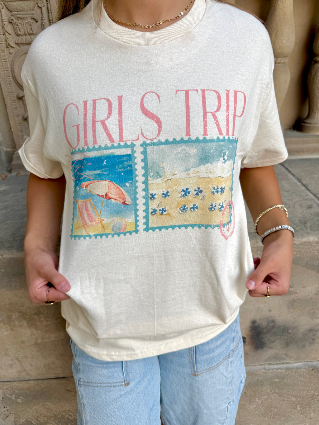 Girls Trip Stamp Tee