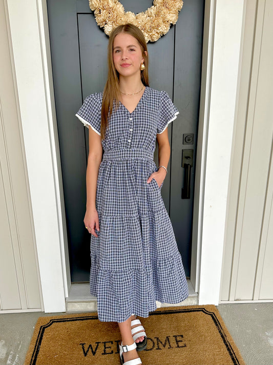 Alani Plaid Dress