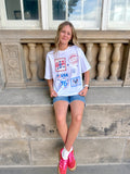 Patriotic Stamps Tee