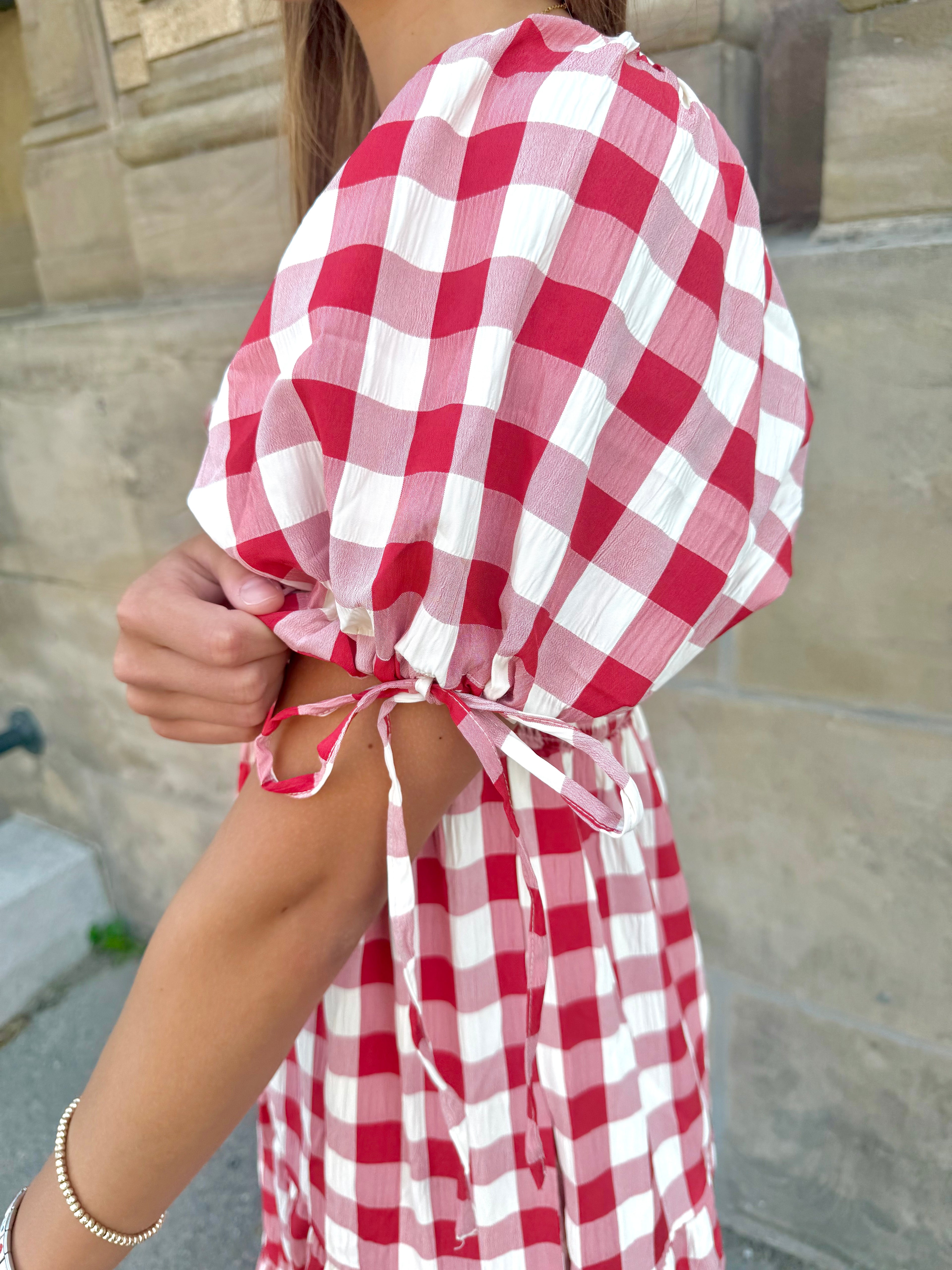 Sailor Plaid Dress