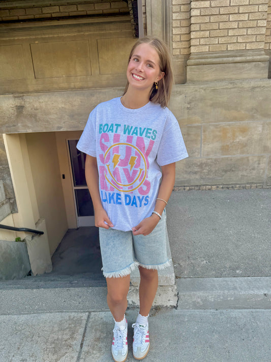Golden Hour on the Lake Graphic Tee