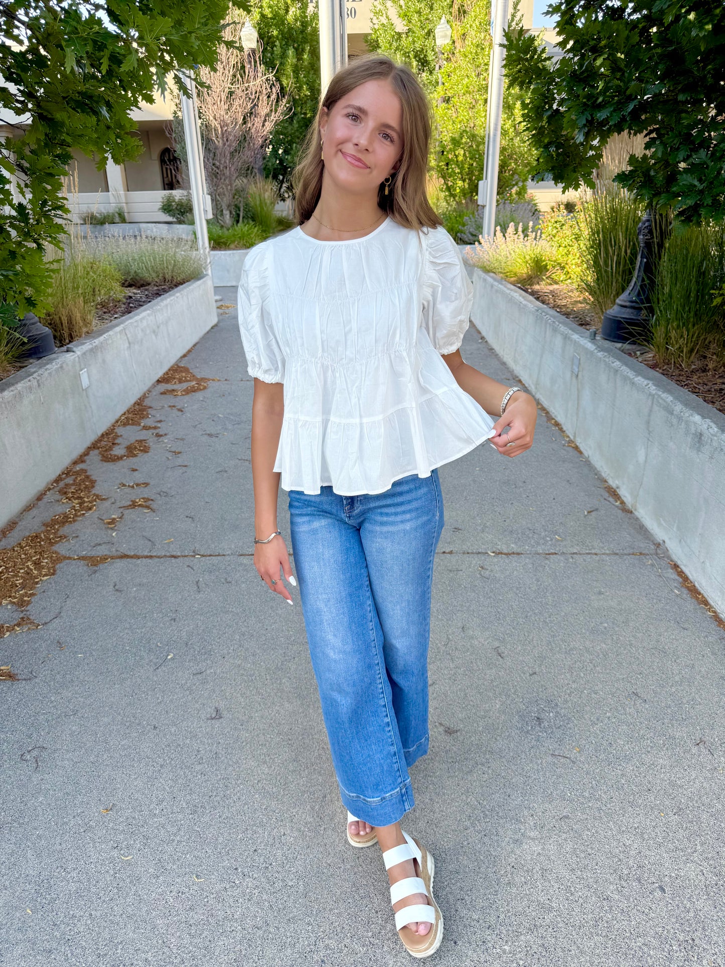 Sakura Ivory Top