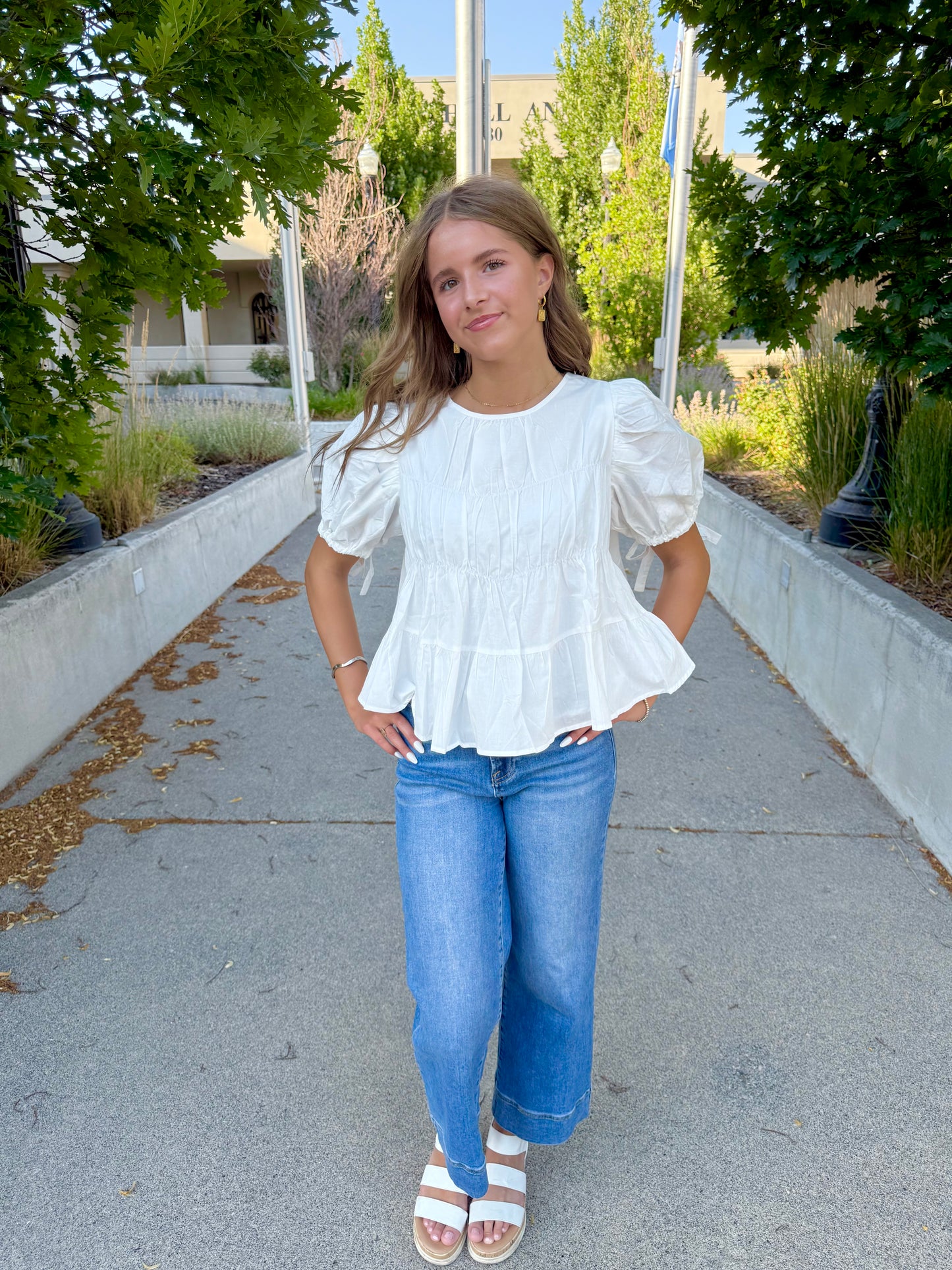 Sakura Ivory Top