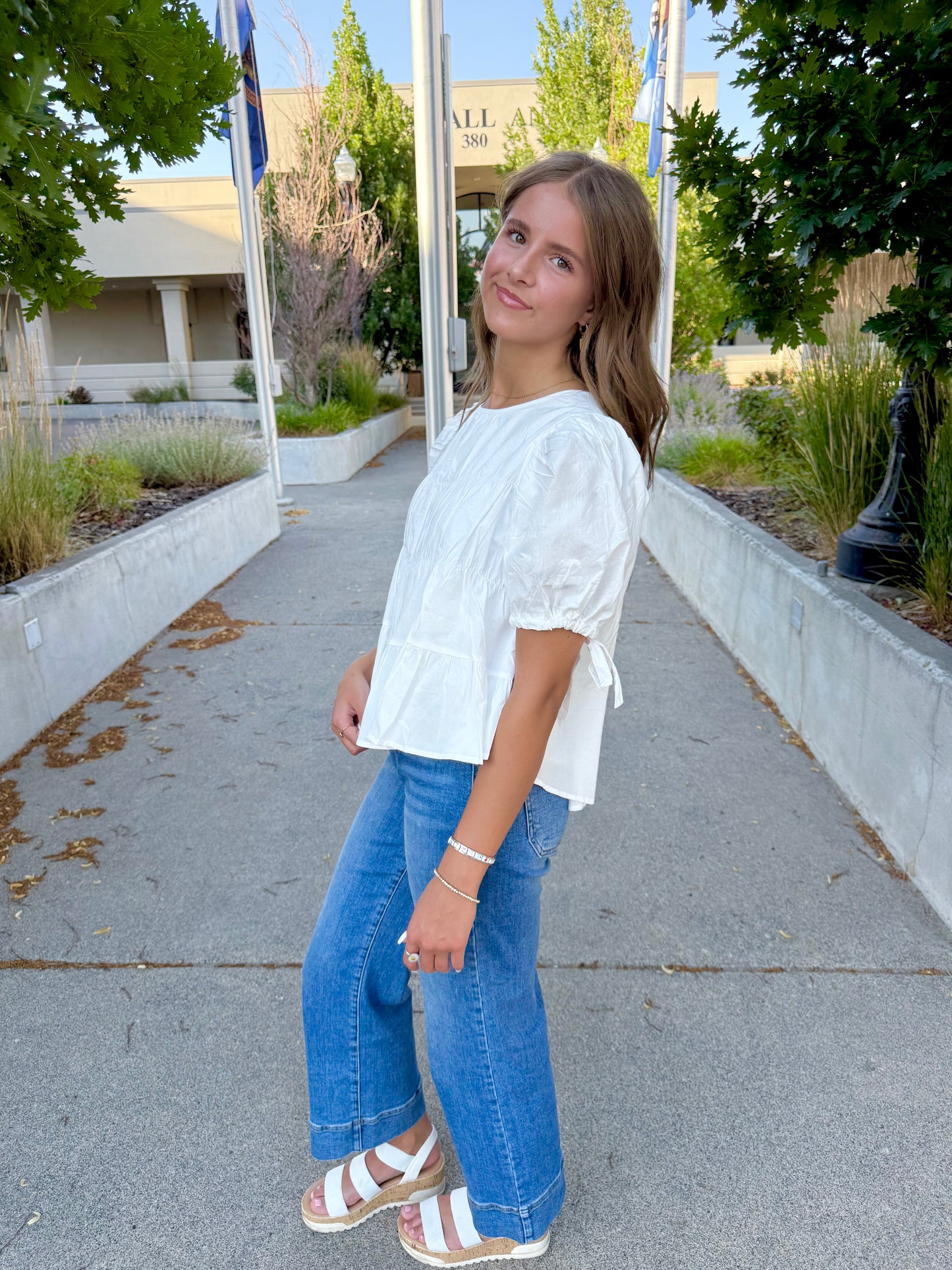 Sakura Ivory Top