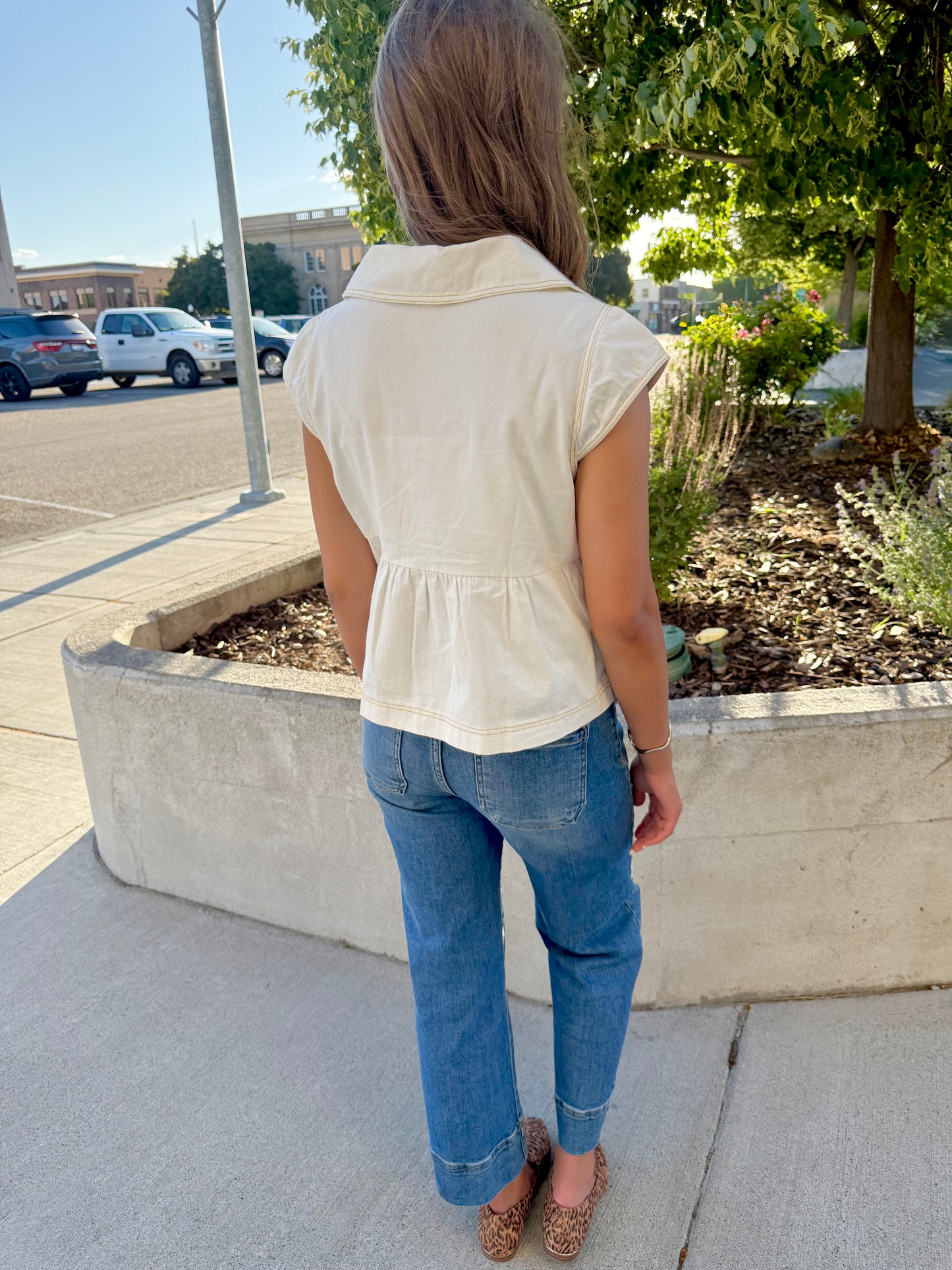 Akiko Front Tie Top