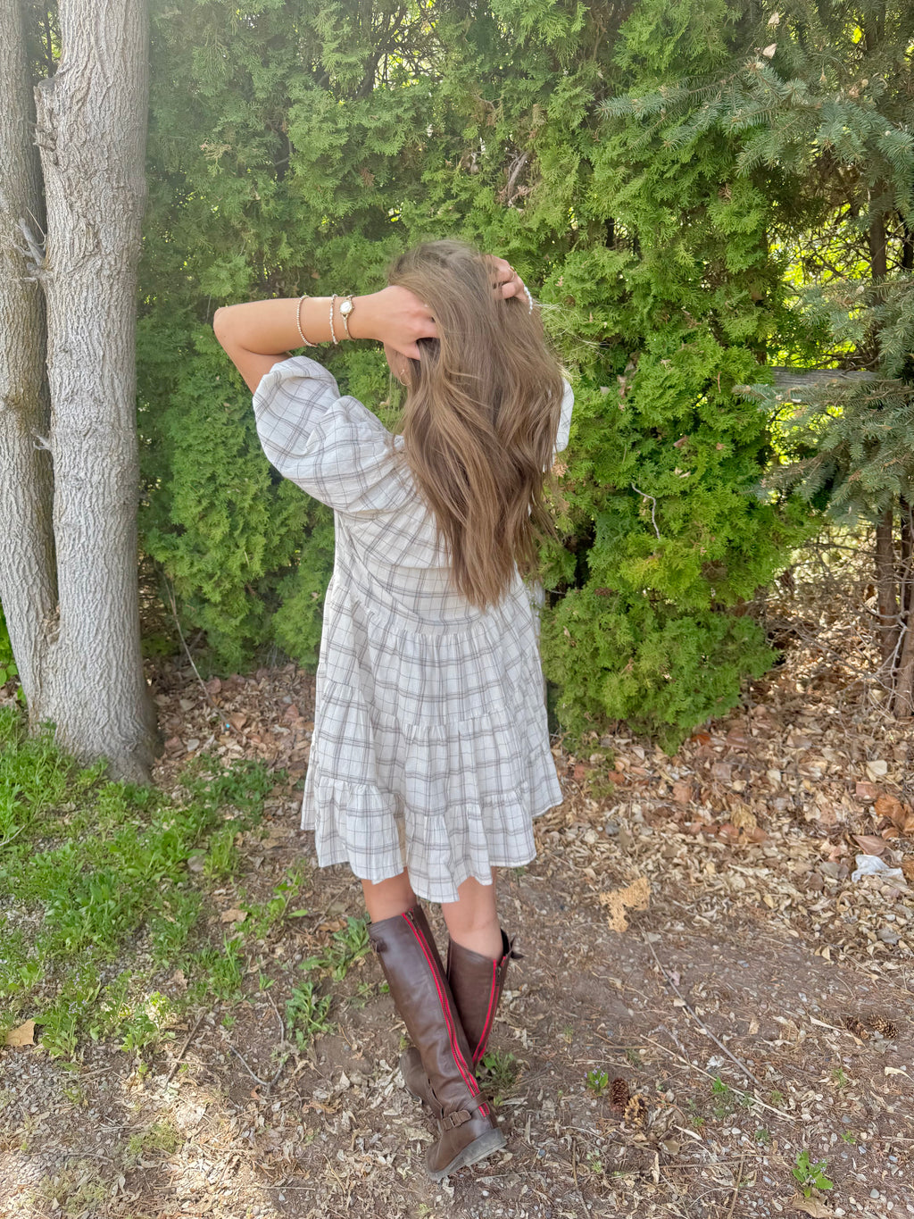 Miley Plaid Dress