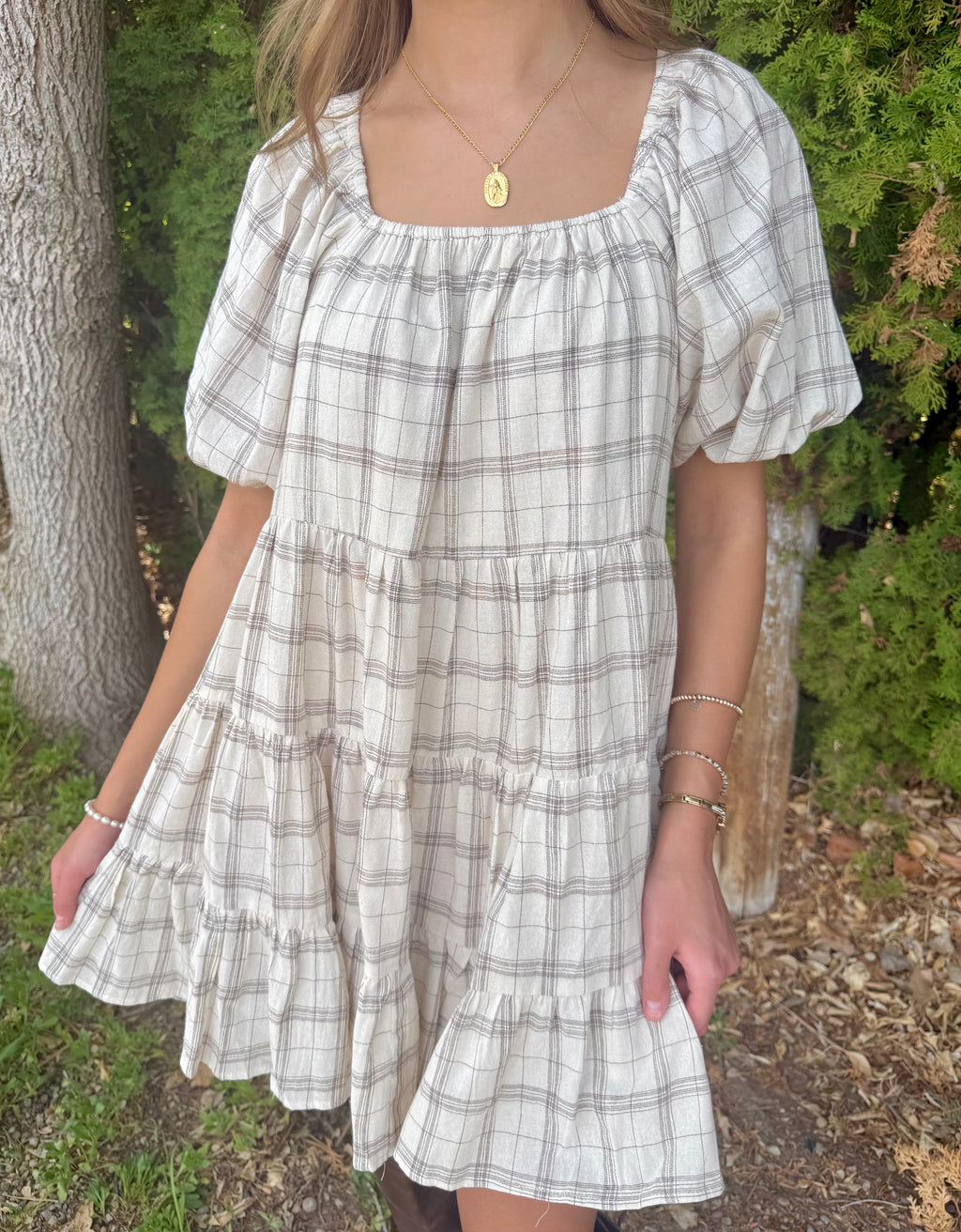 Miley Plaid Dress