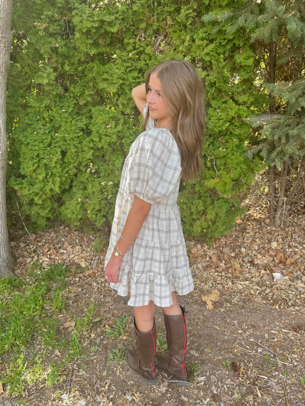 Miley Plaid Dress