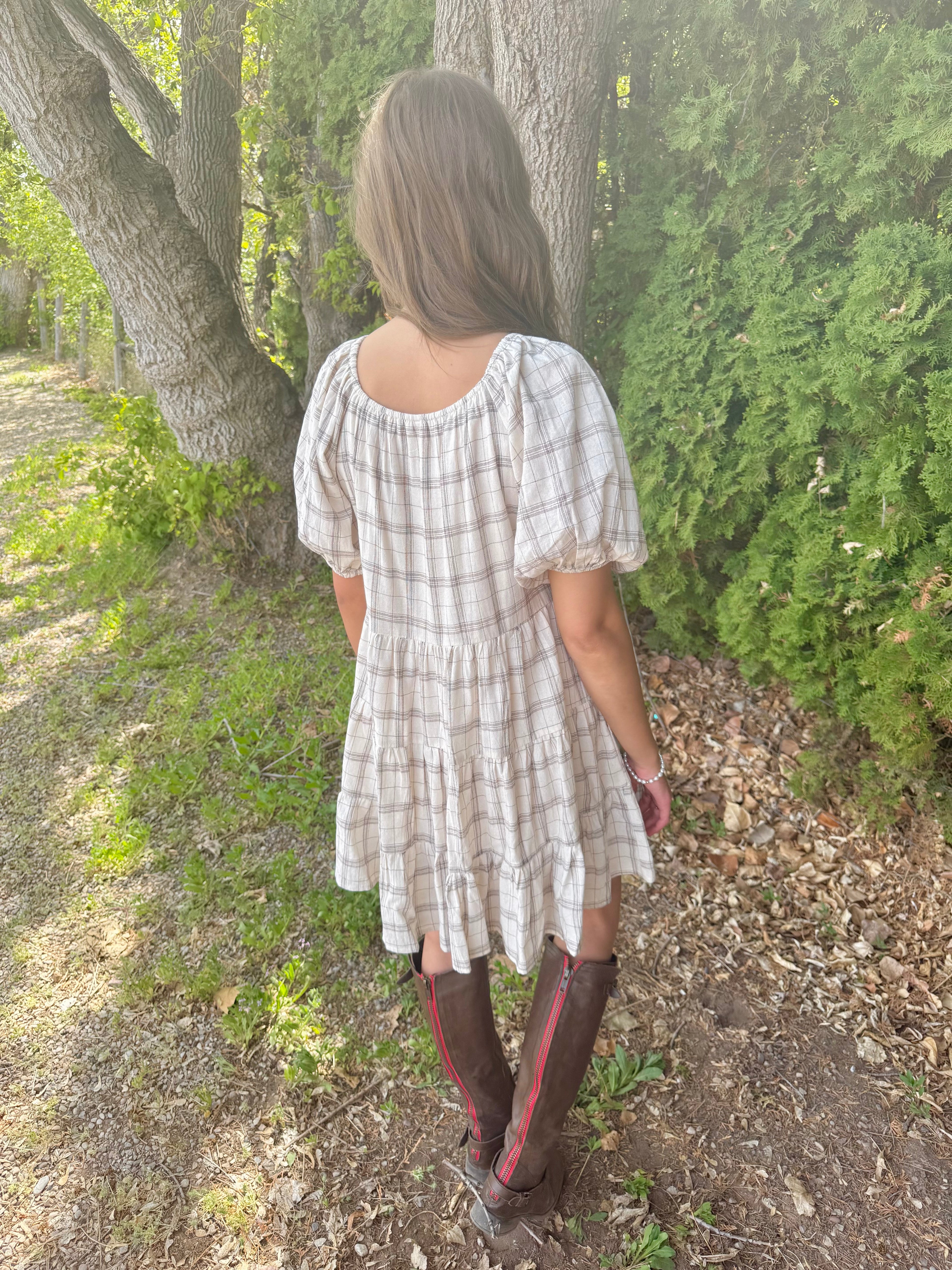 Miley Plaid Dress