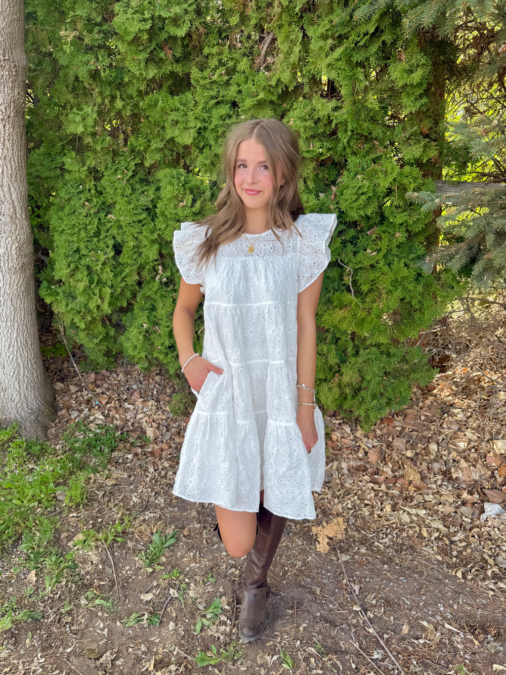 Day Tripper Ivory Dress