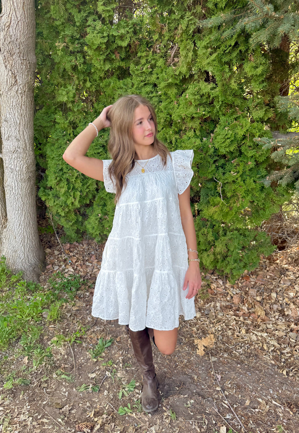 Day Tripper Ivory Dress