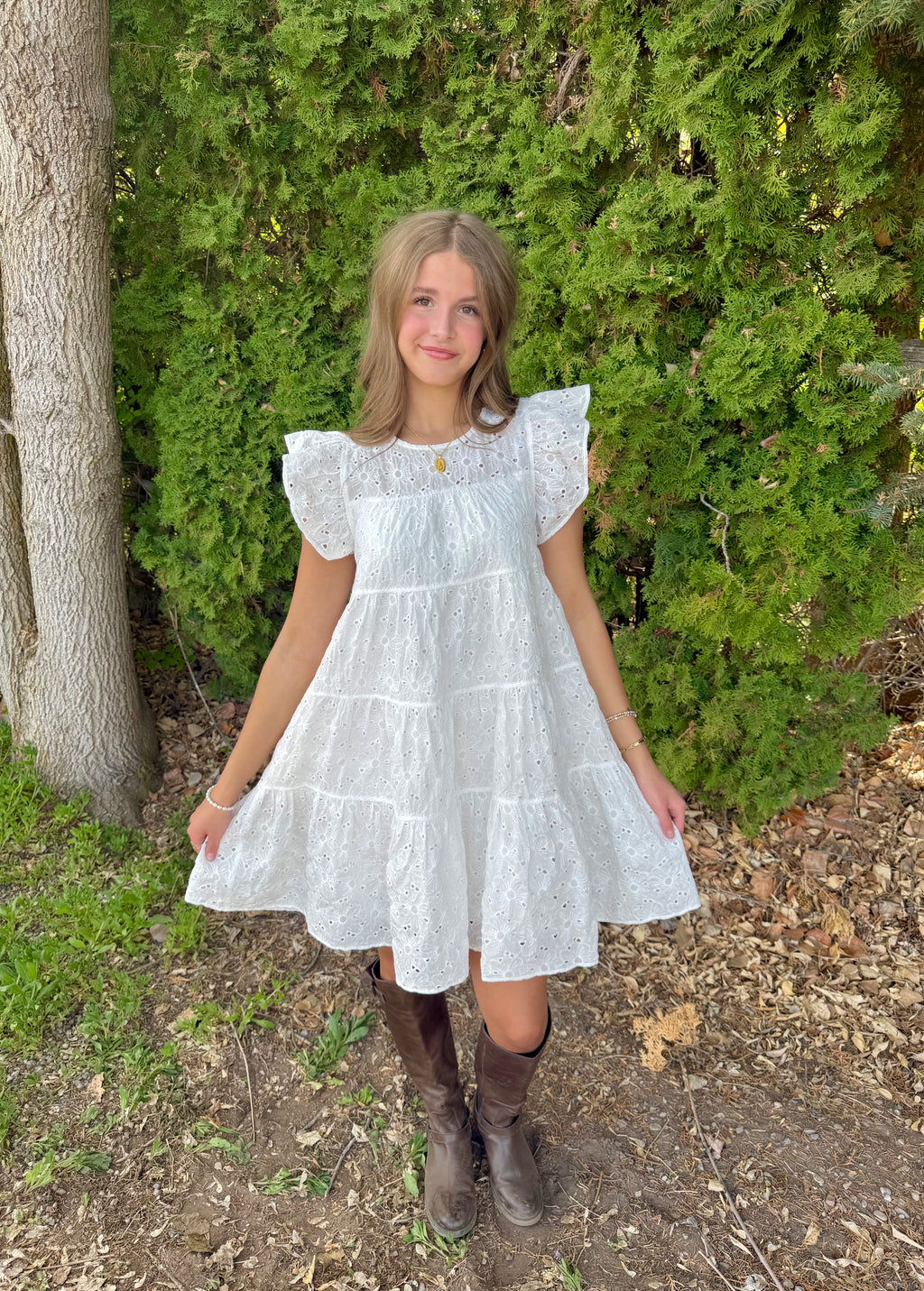 Day Tripper Ivory Dress