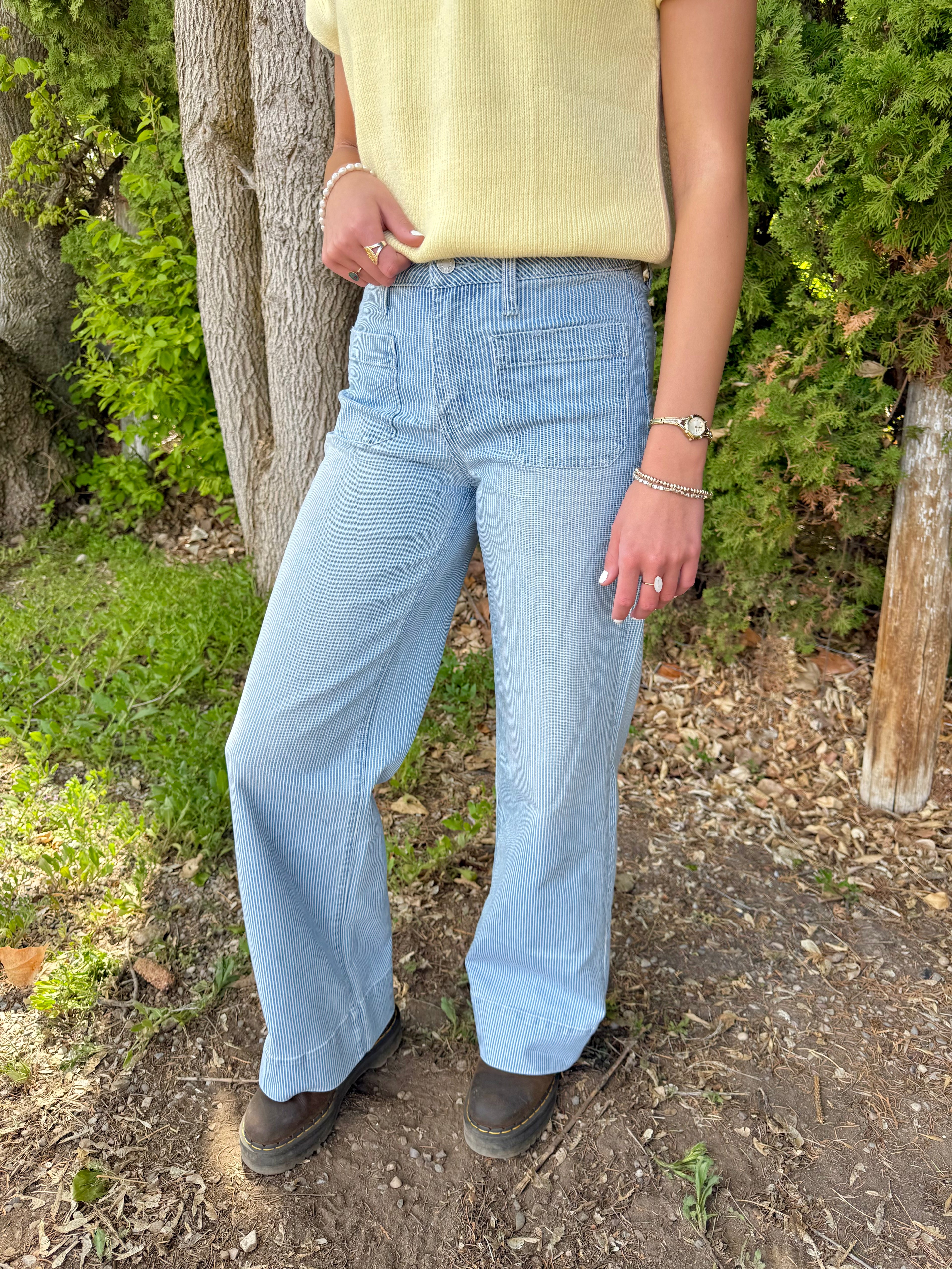 Eclipse Striped Denim
