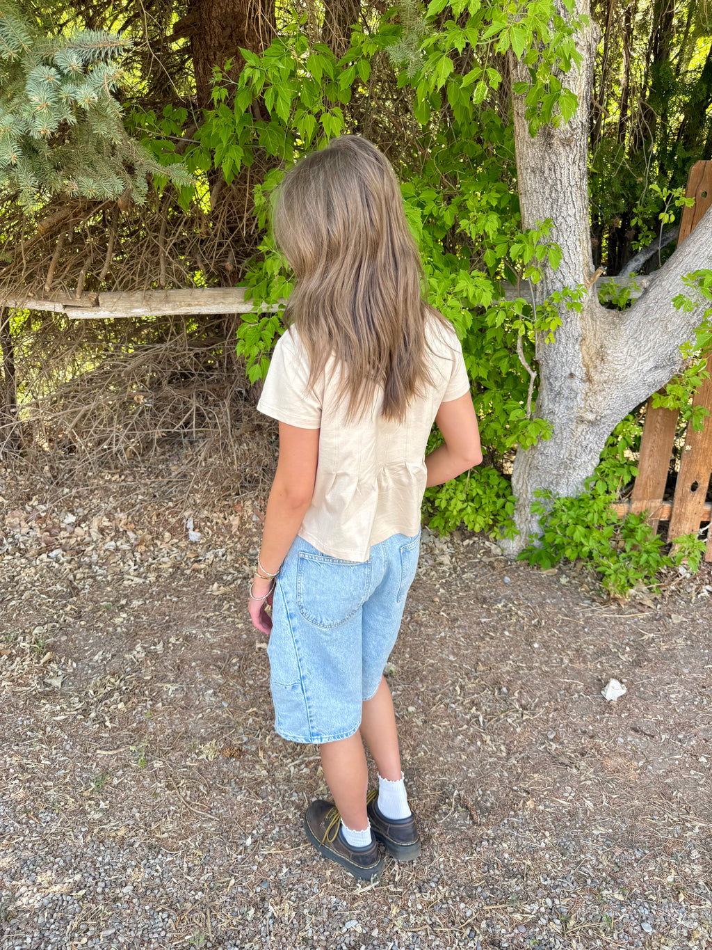 Laurel Pleated Swing Top