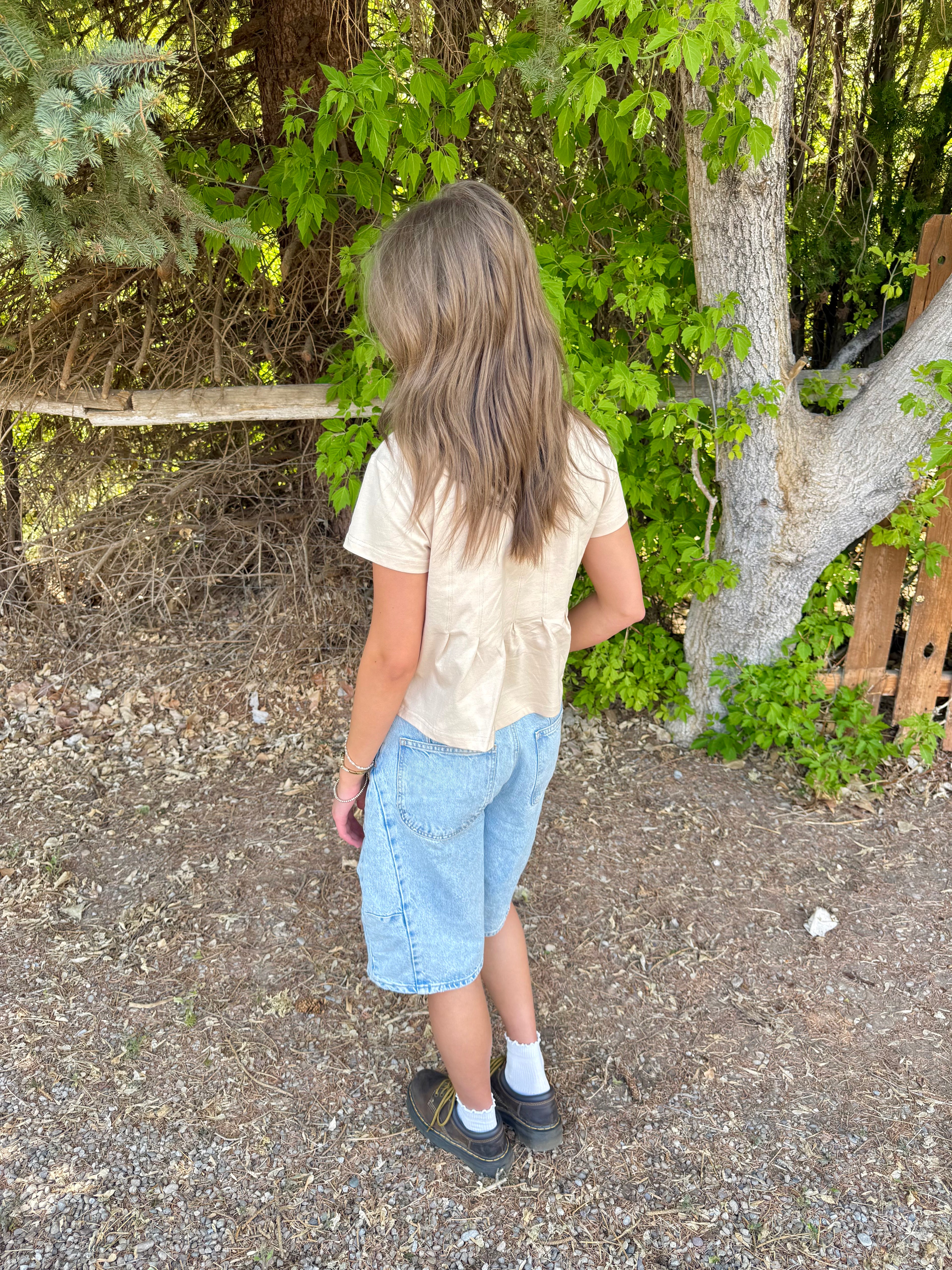 Laurel Pleated Swing Top