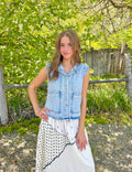 Wrenley Denim Vest