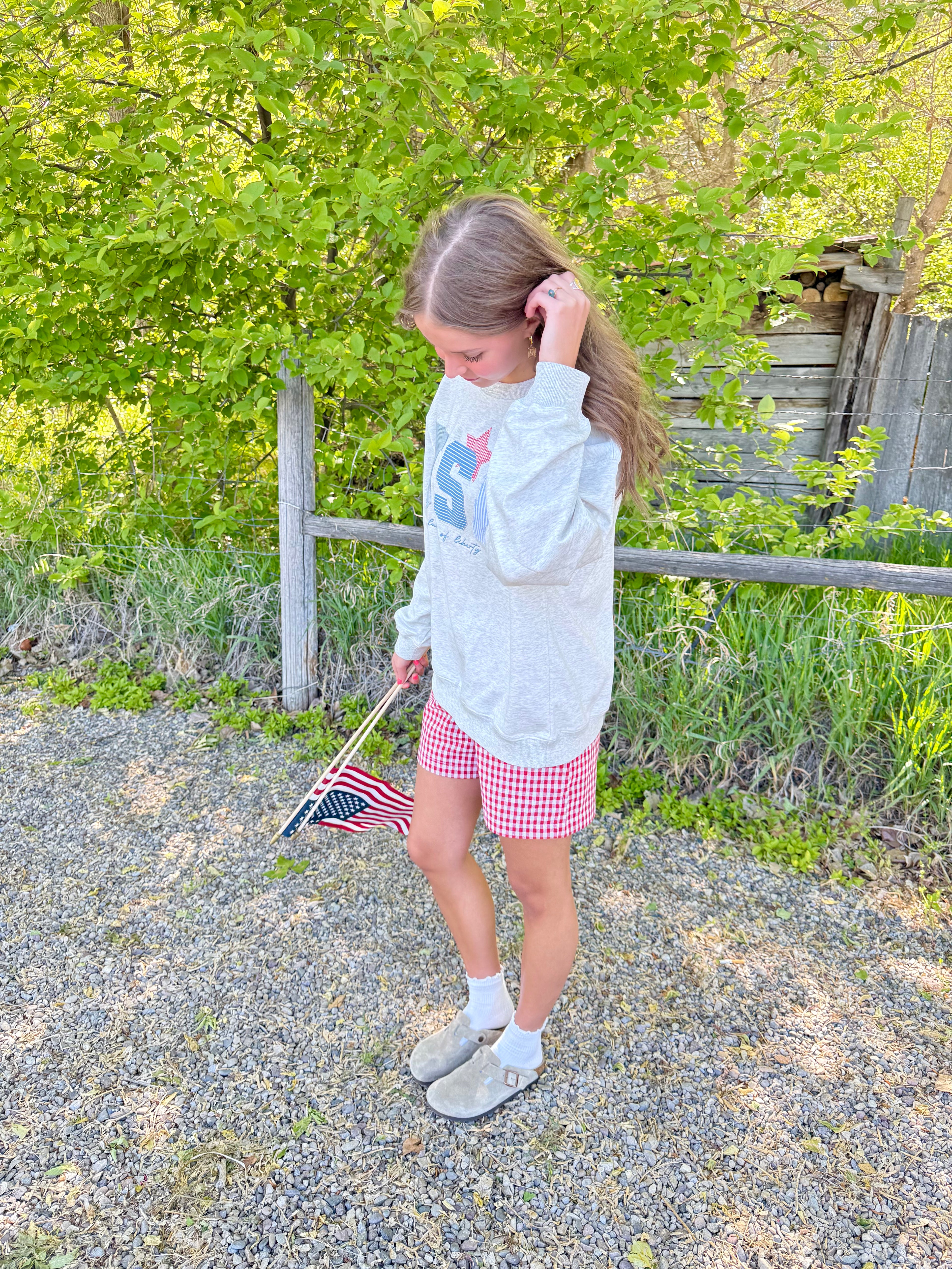 USA Land of Liberty Crewneck