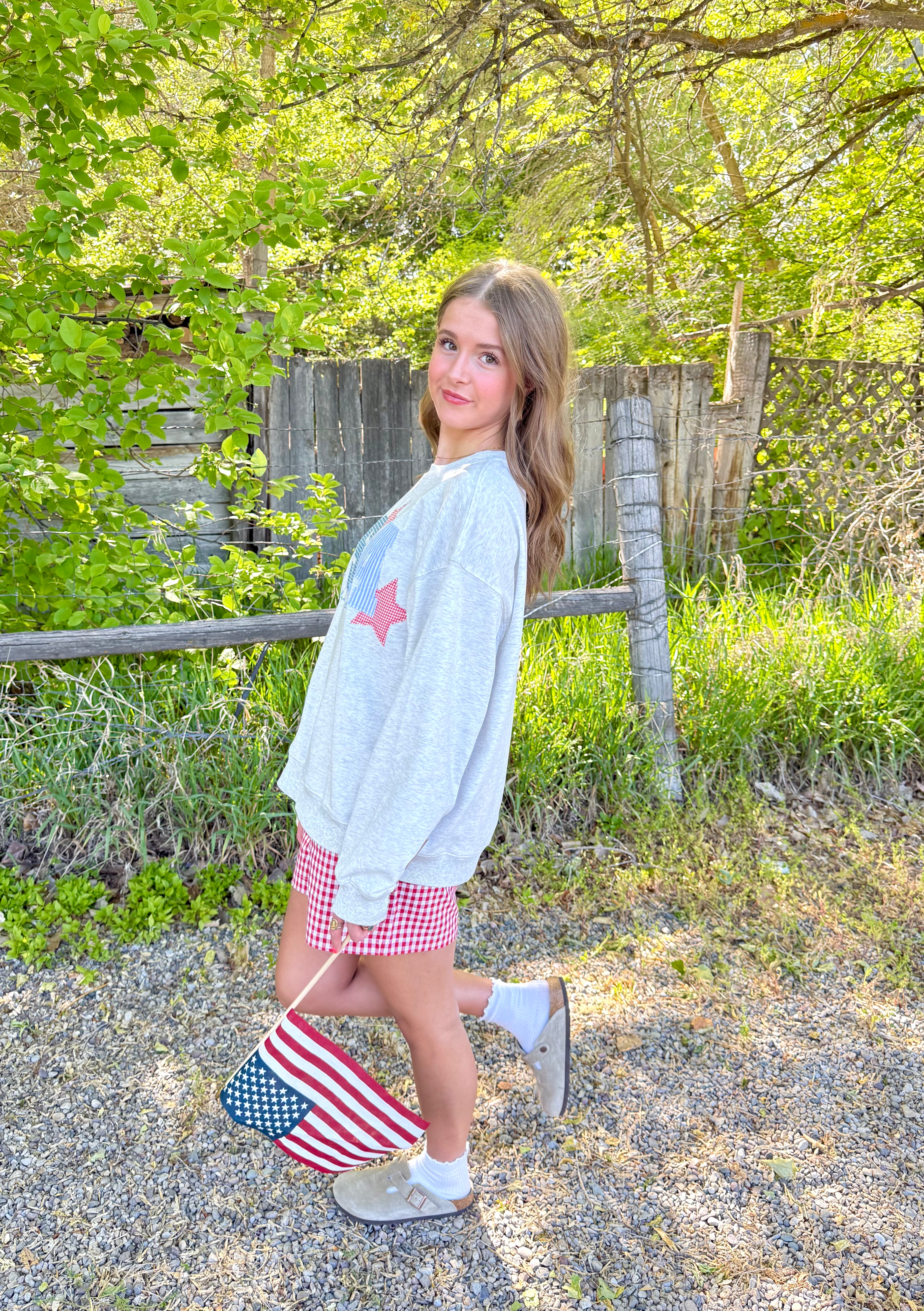 USA Land of Liberty Crewneck