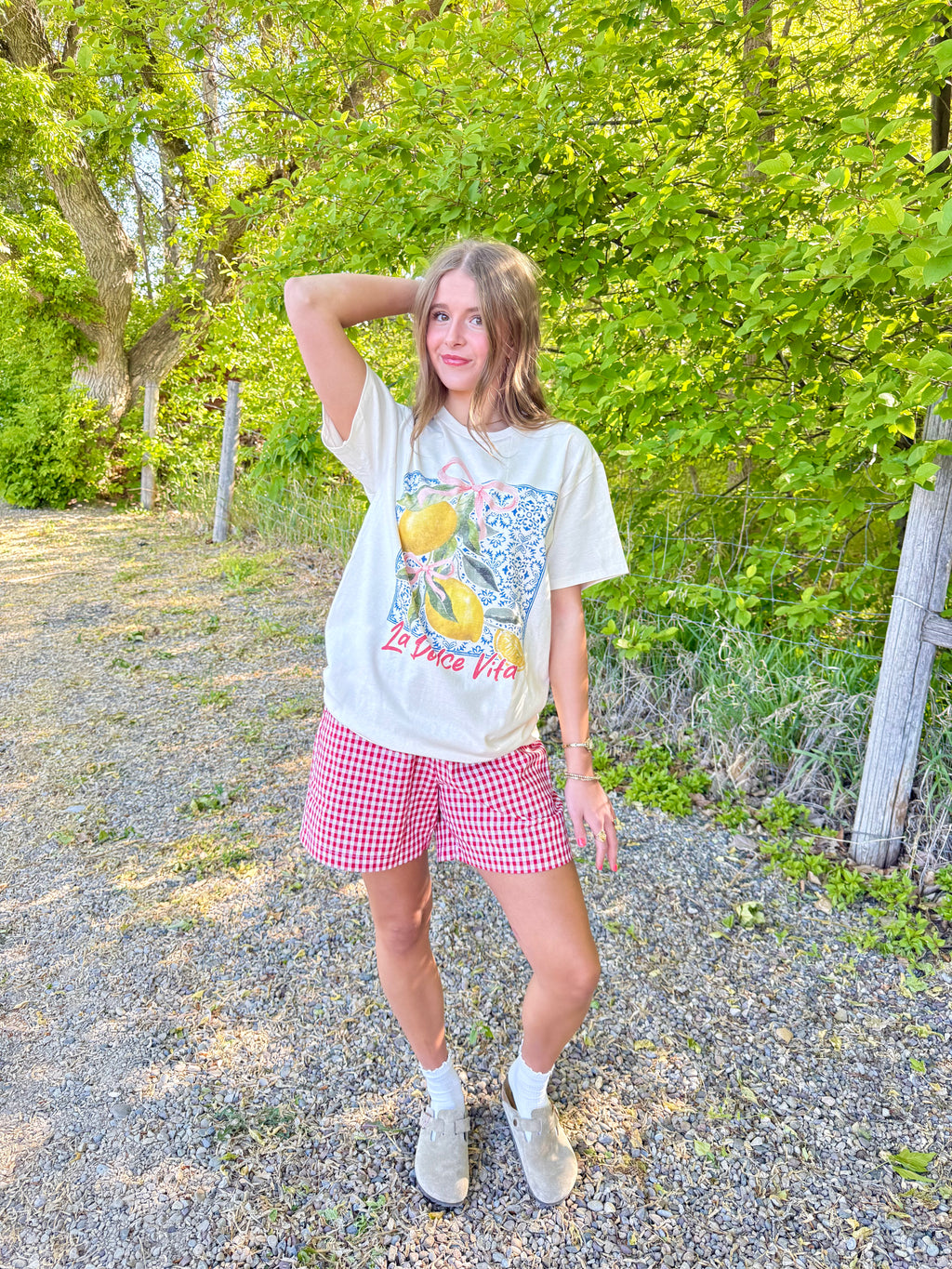 La Dolce Vita Lemon Girly Tee