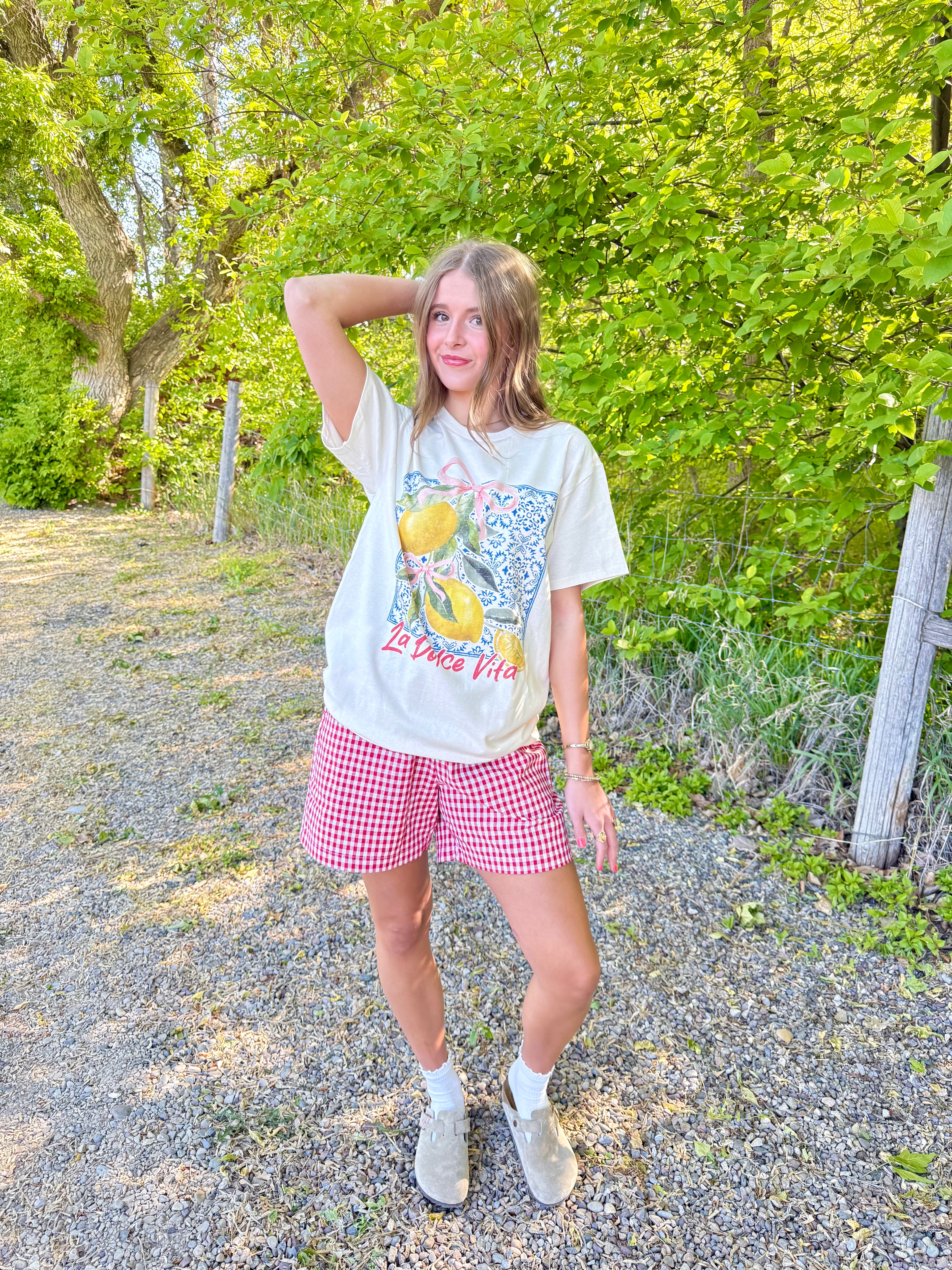 La Dolce Vita Lemon Girly Tee