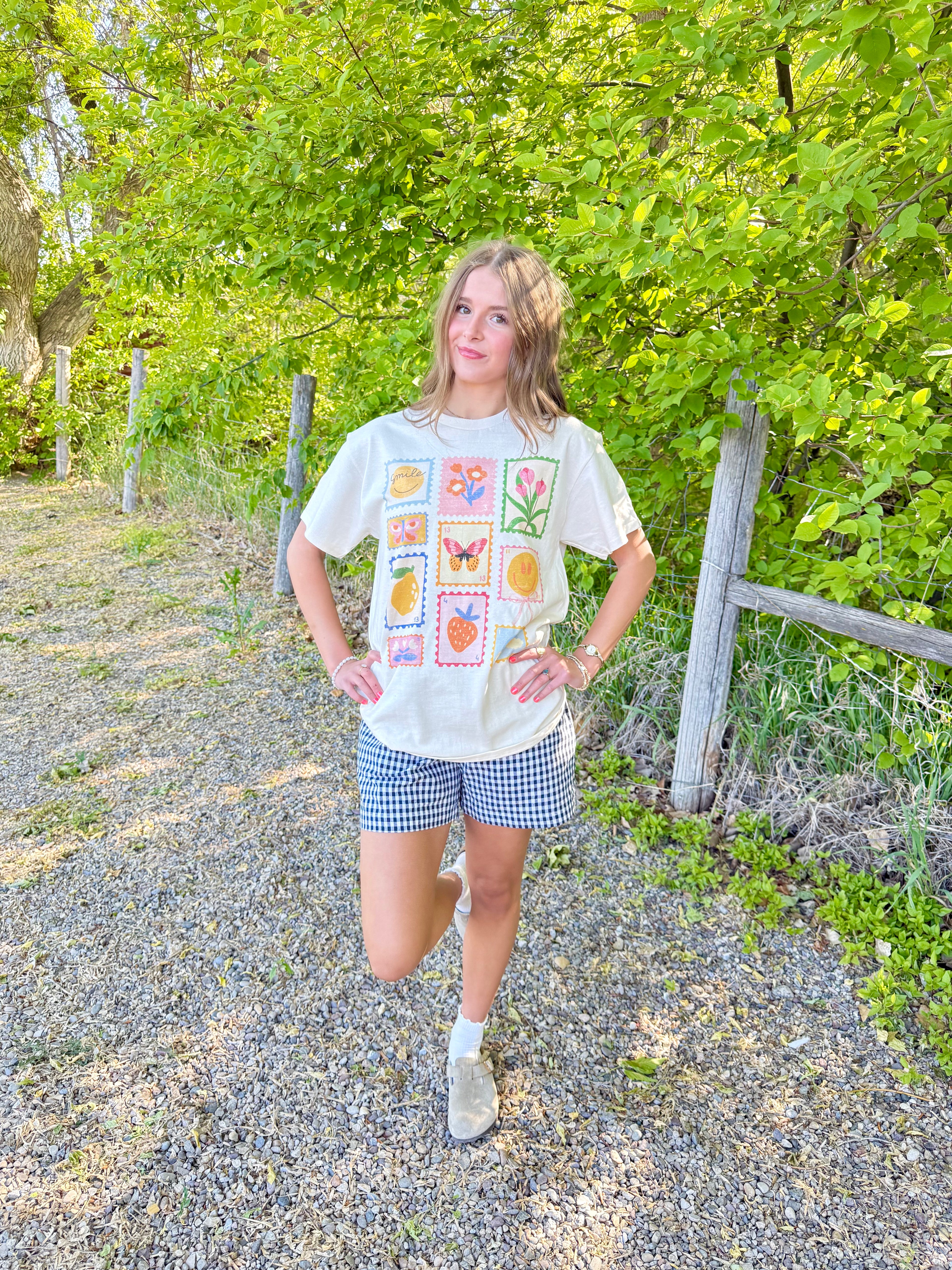 Good Vibes Stamps Tee