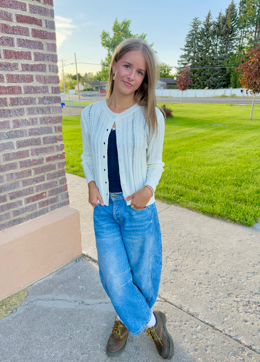 Zara Ivory Cardigan