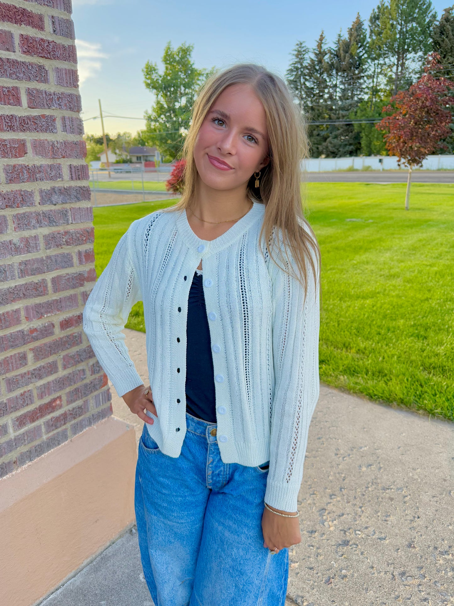 Zara Ivory Cardigan