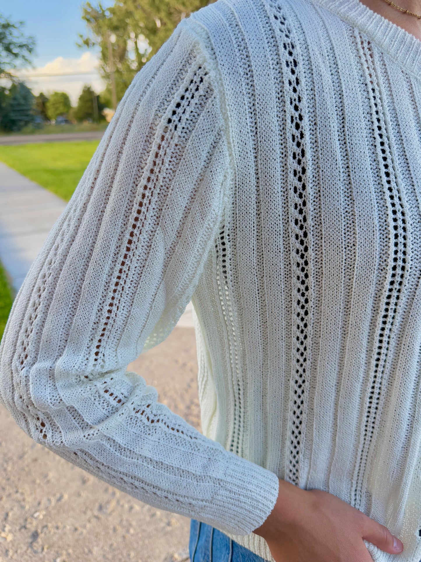 Zara Ivory Cardigan