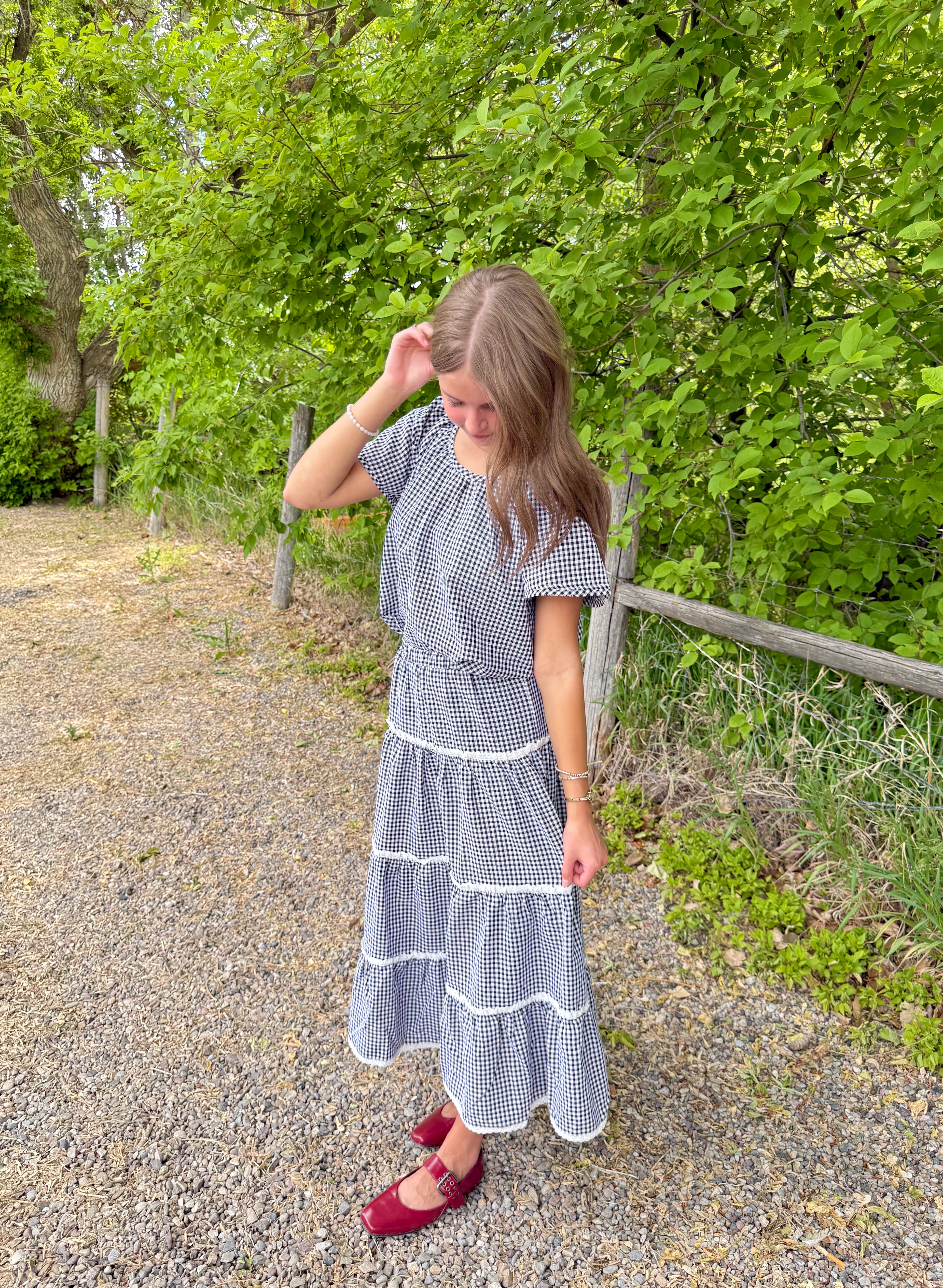 Darla Gingham Skirt