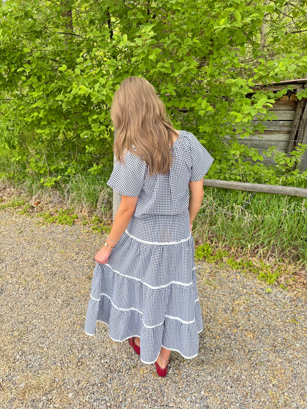 Darla Gingham Skirt