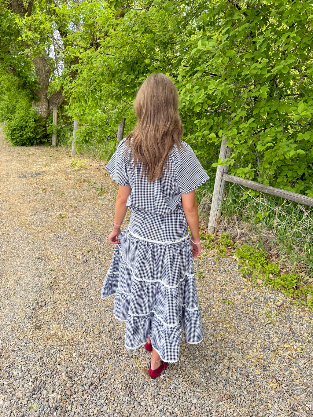 Darla Gingham Top