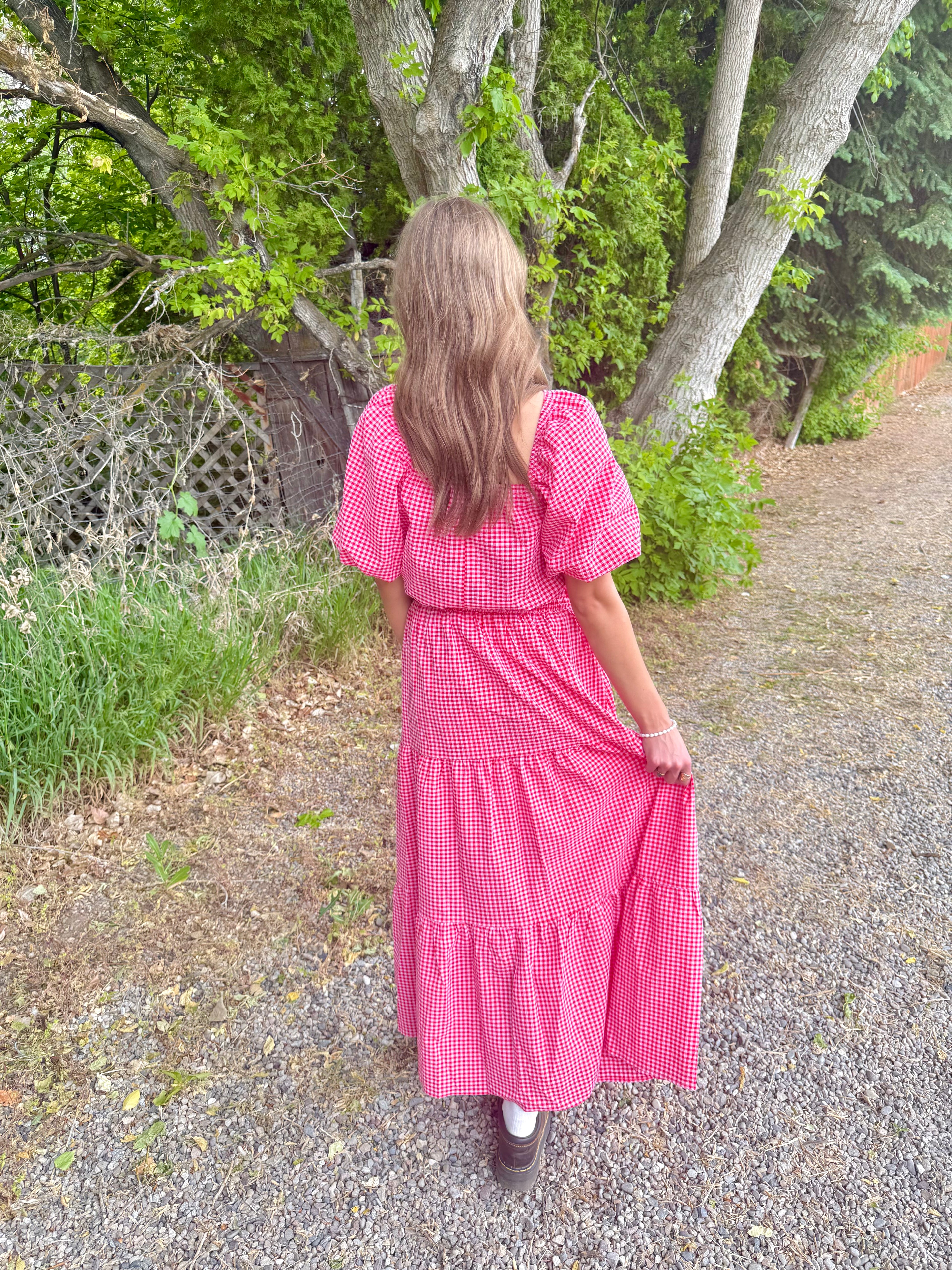Kenya Gingham Skirt