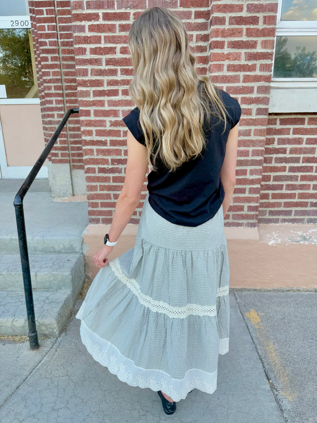 Romy Gingham Skirt