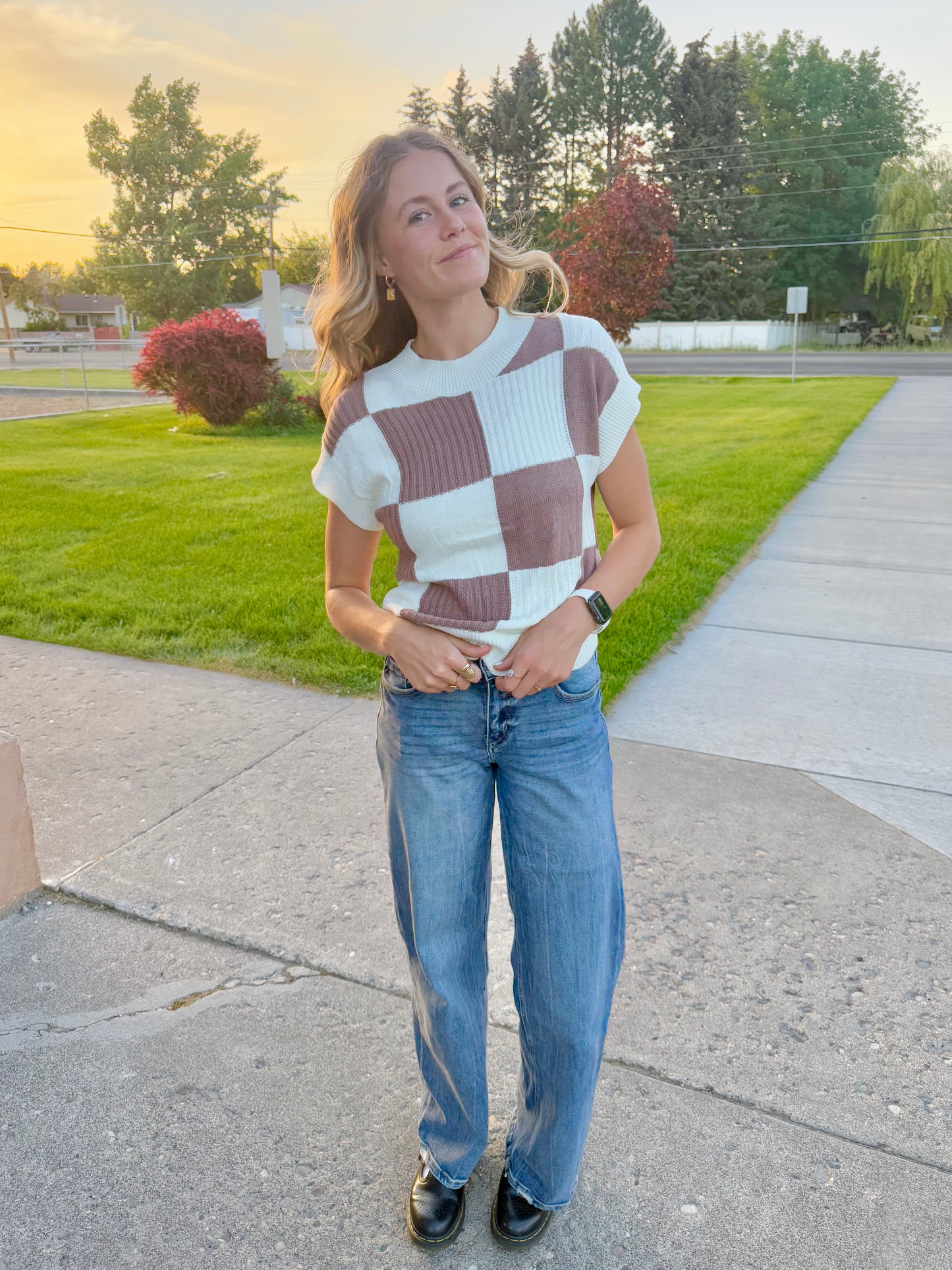 Nellie Color Block Top