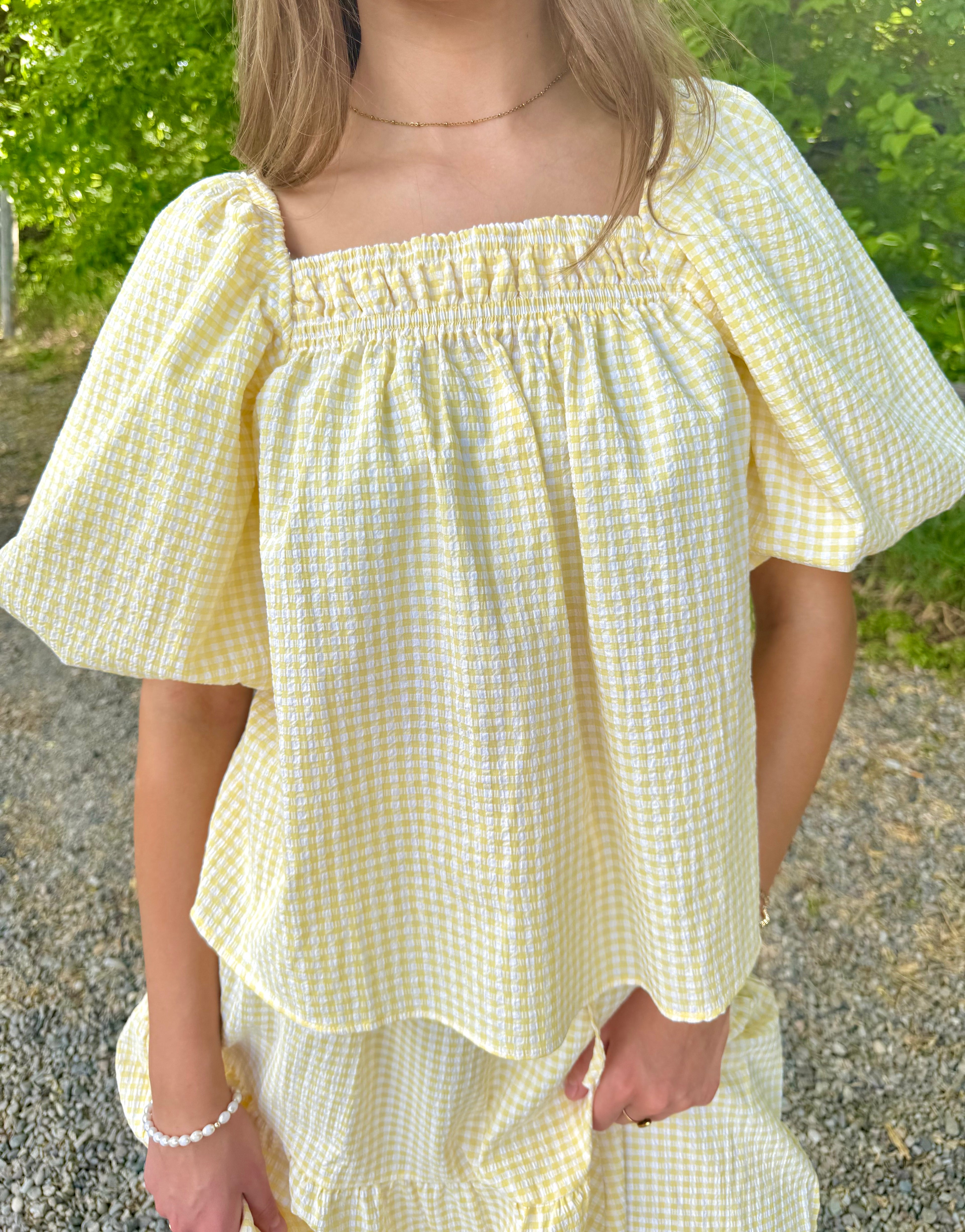Kenya Gingham Top