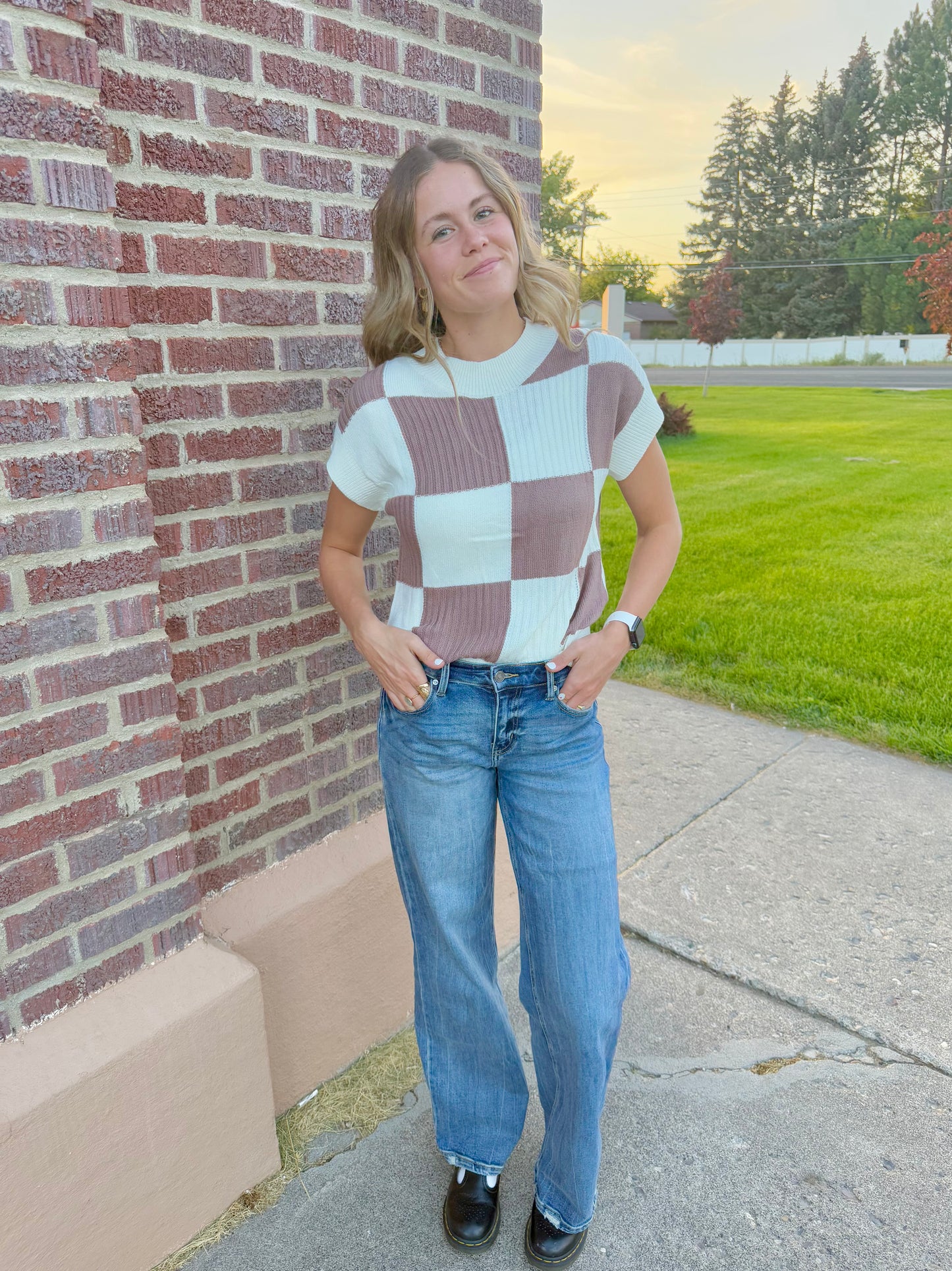 Nellie Color Block Top