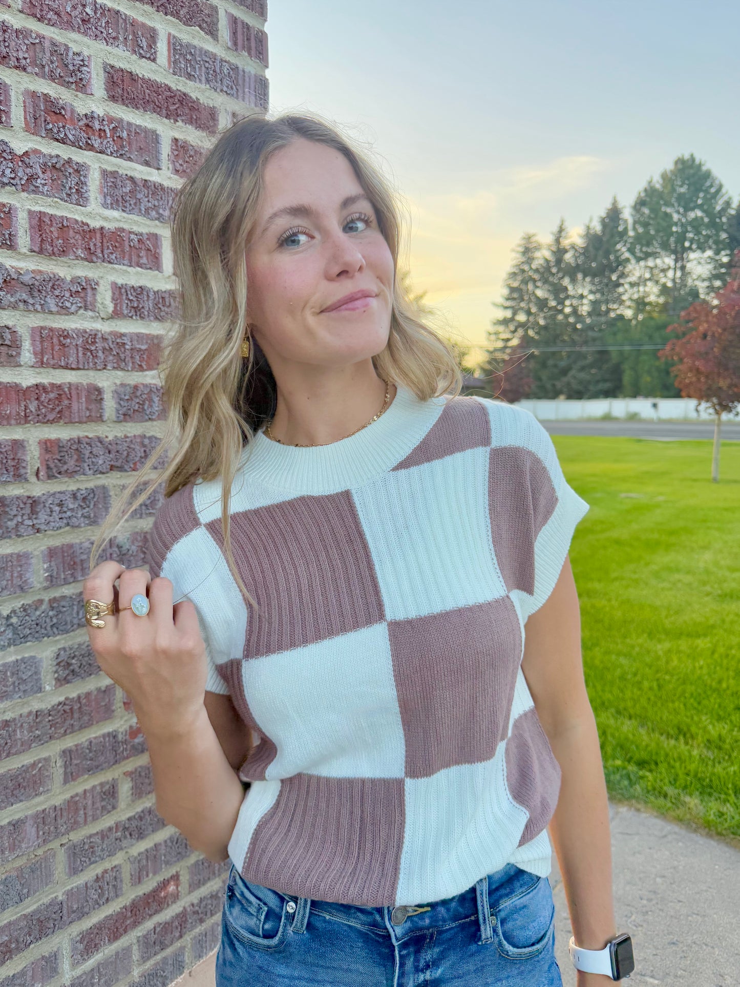 Nellie Color Block Top