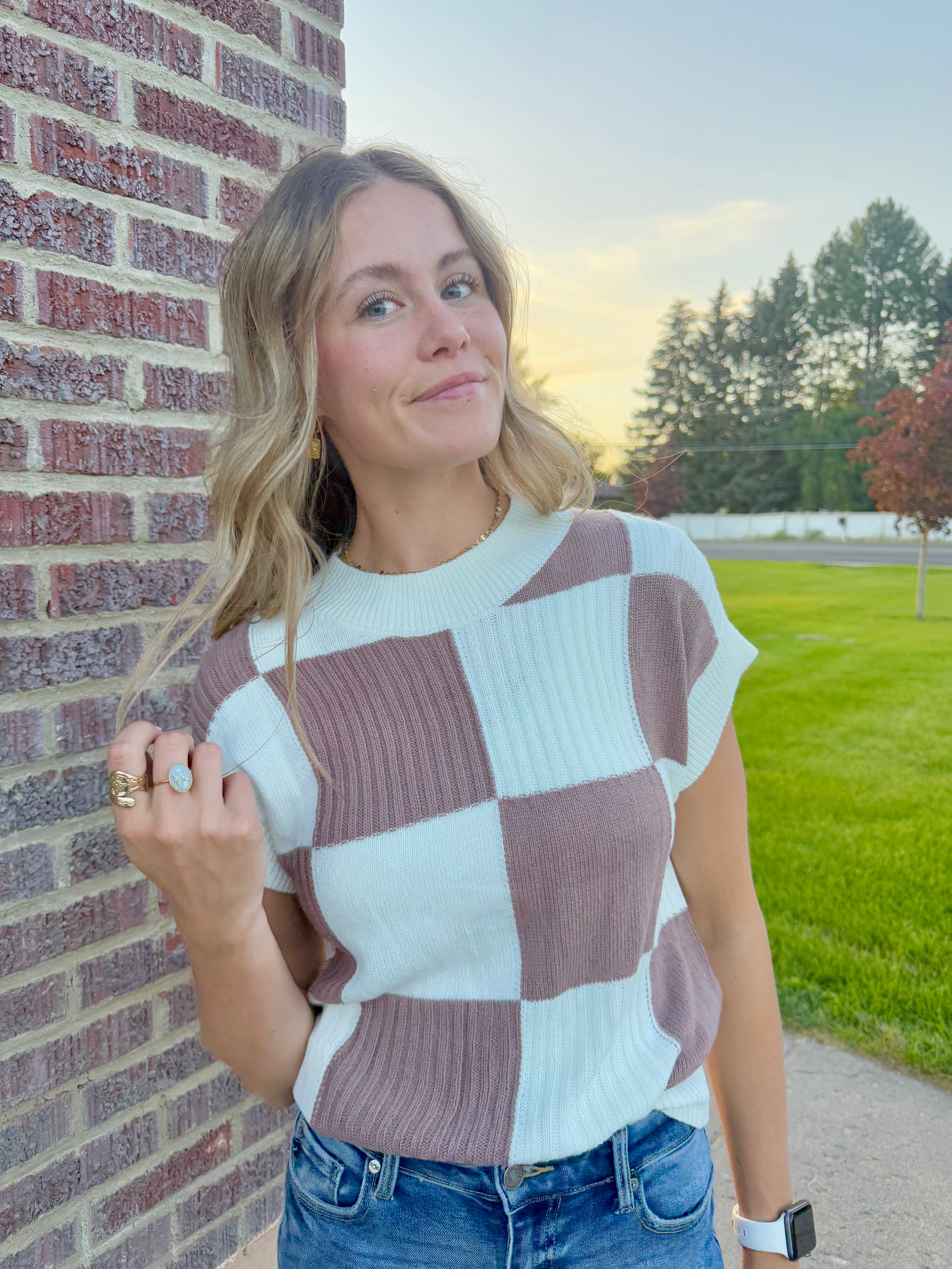 Nellie Color Block Top