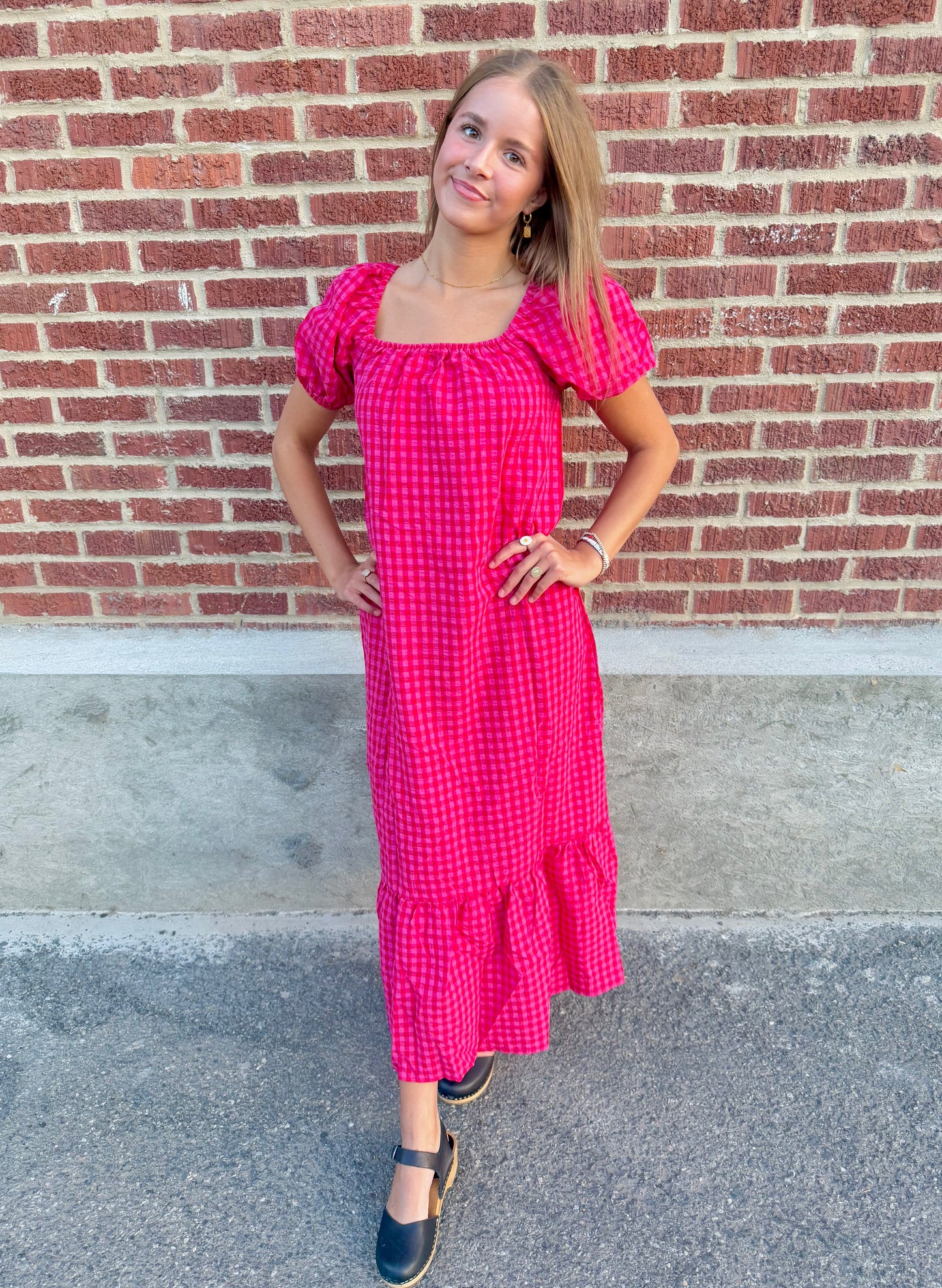 Winnie Gingham Dress