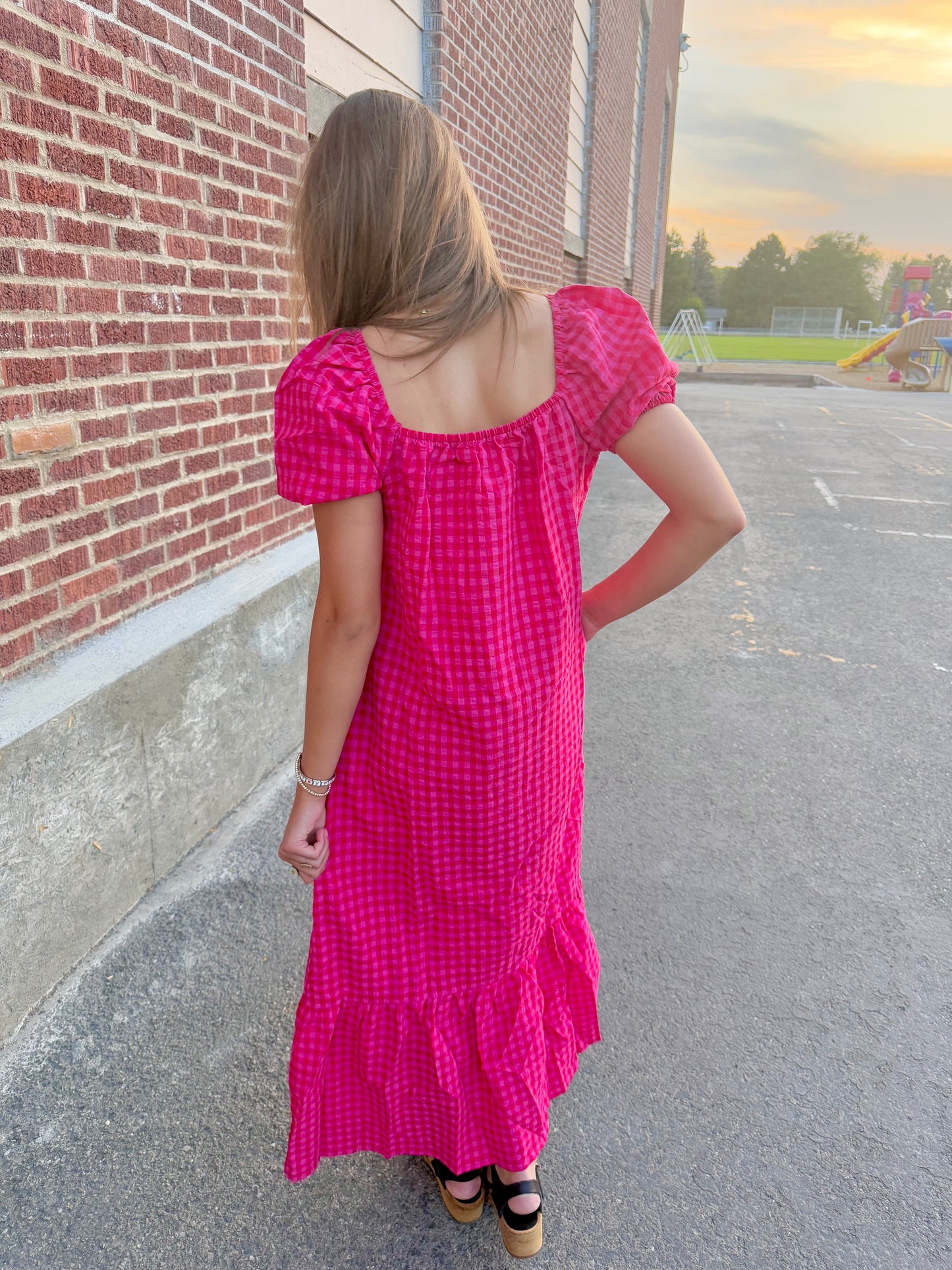 Winnie Gingham Dress