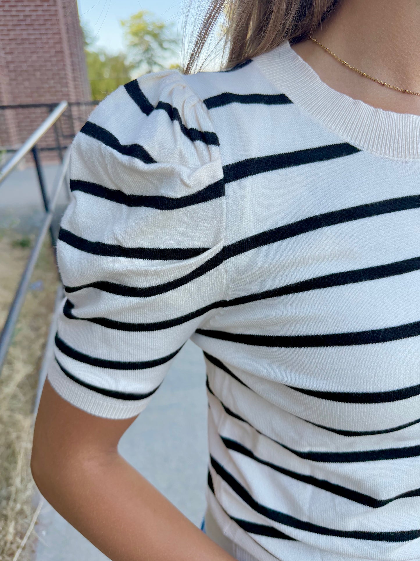 Shaylee Striped Top