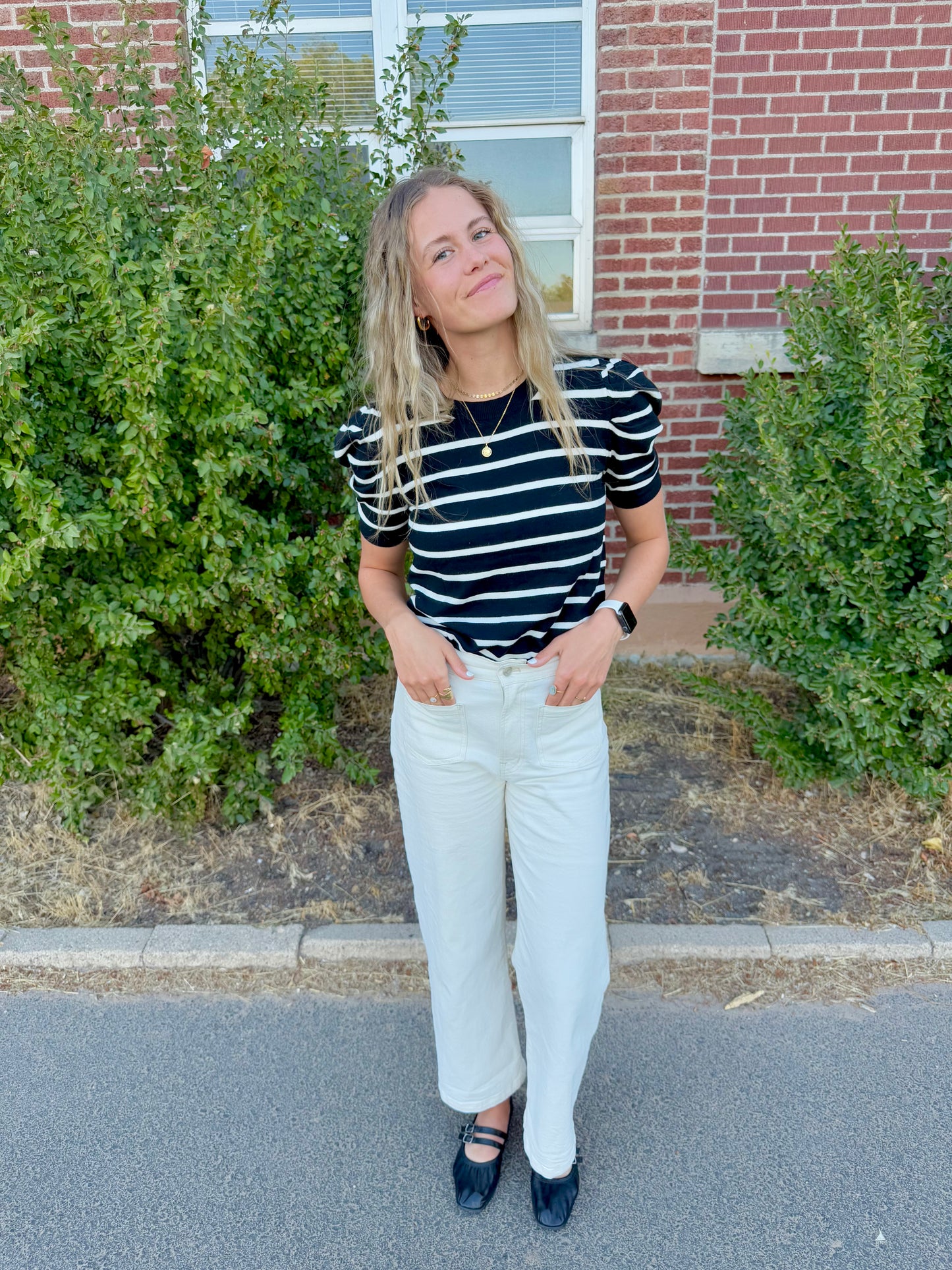 Shaylee Striped Top