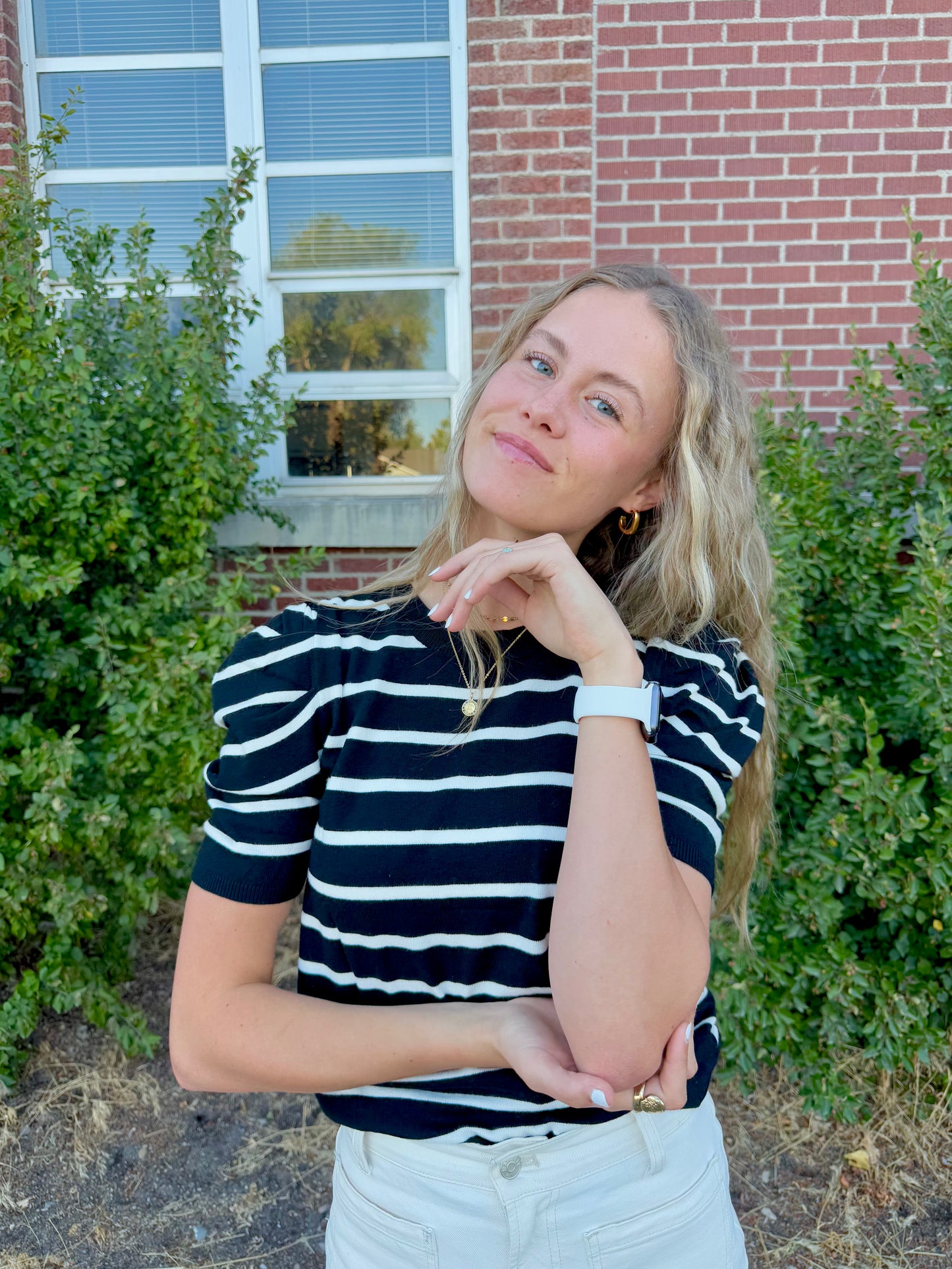 Shaylee Striped Top