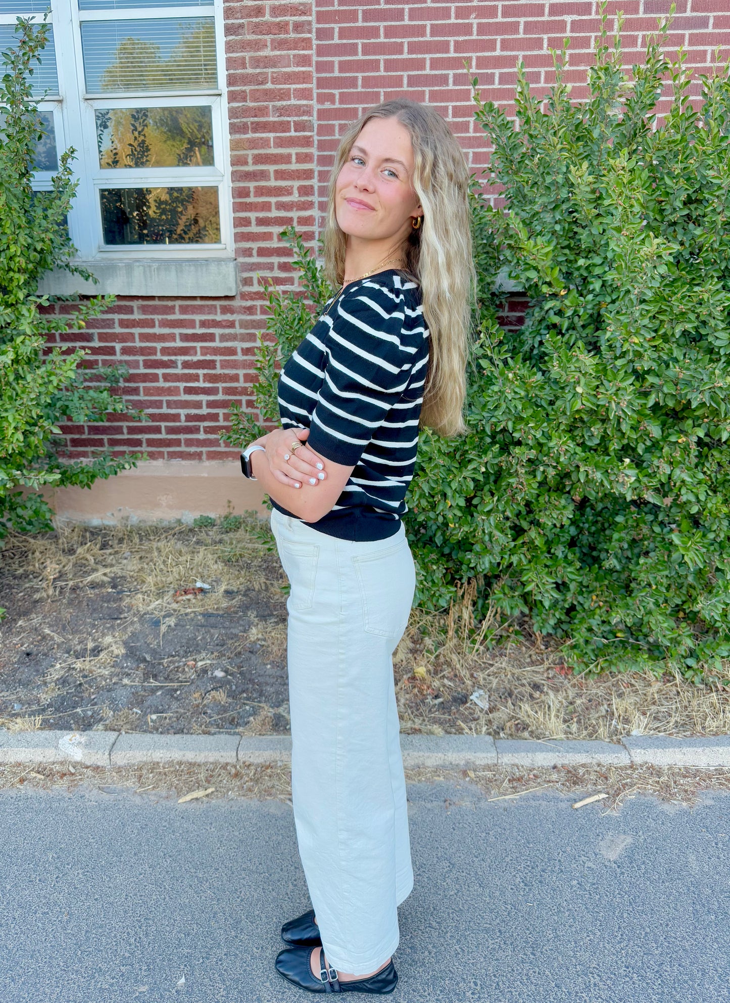 Shaylee Striped Top