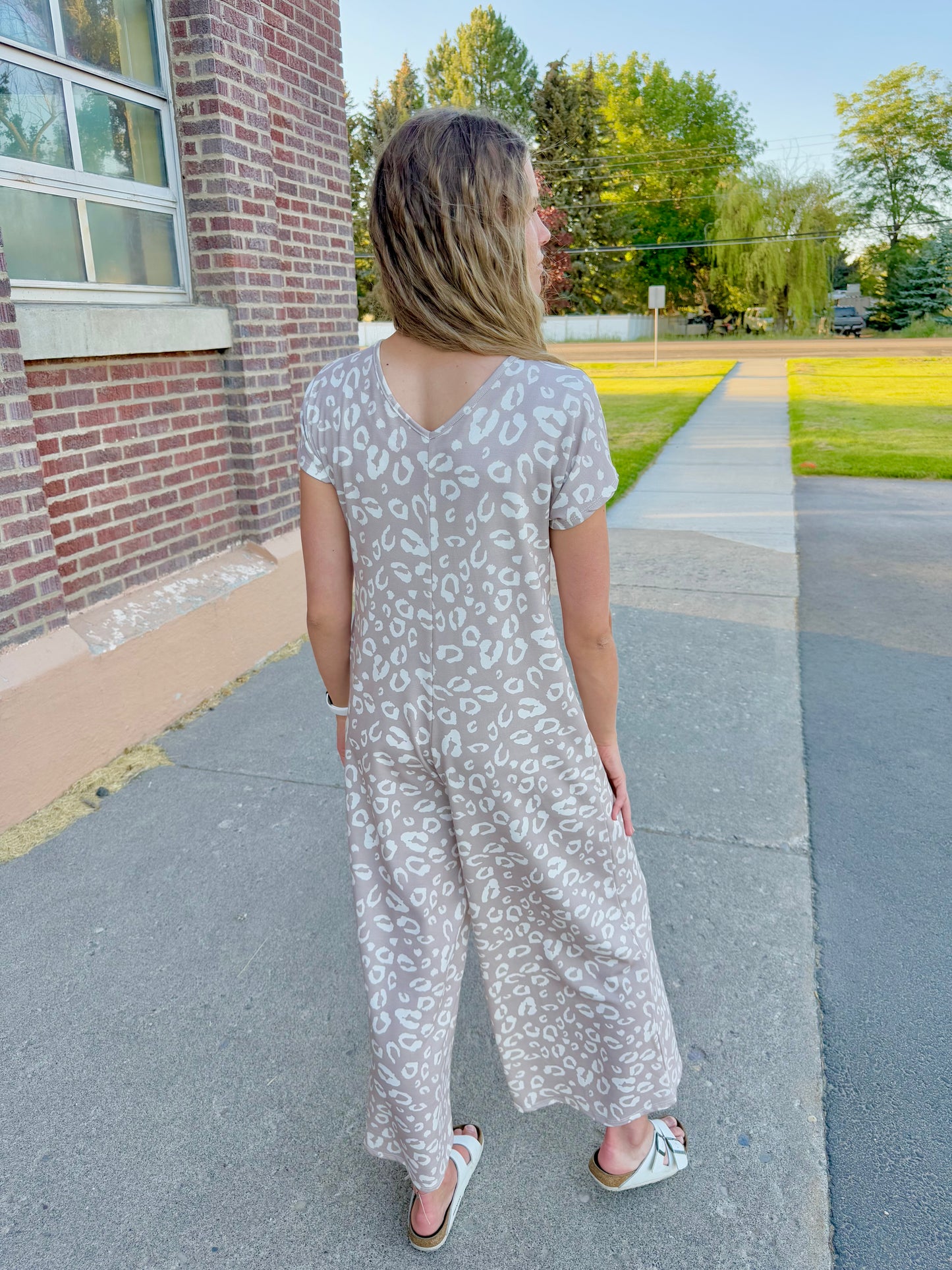 Amira Leopard Jumpsuit