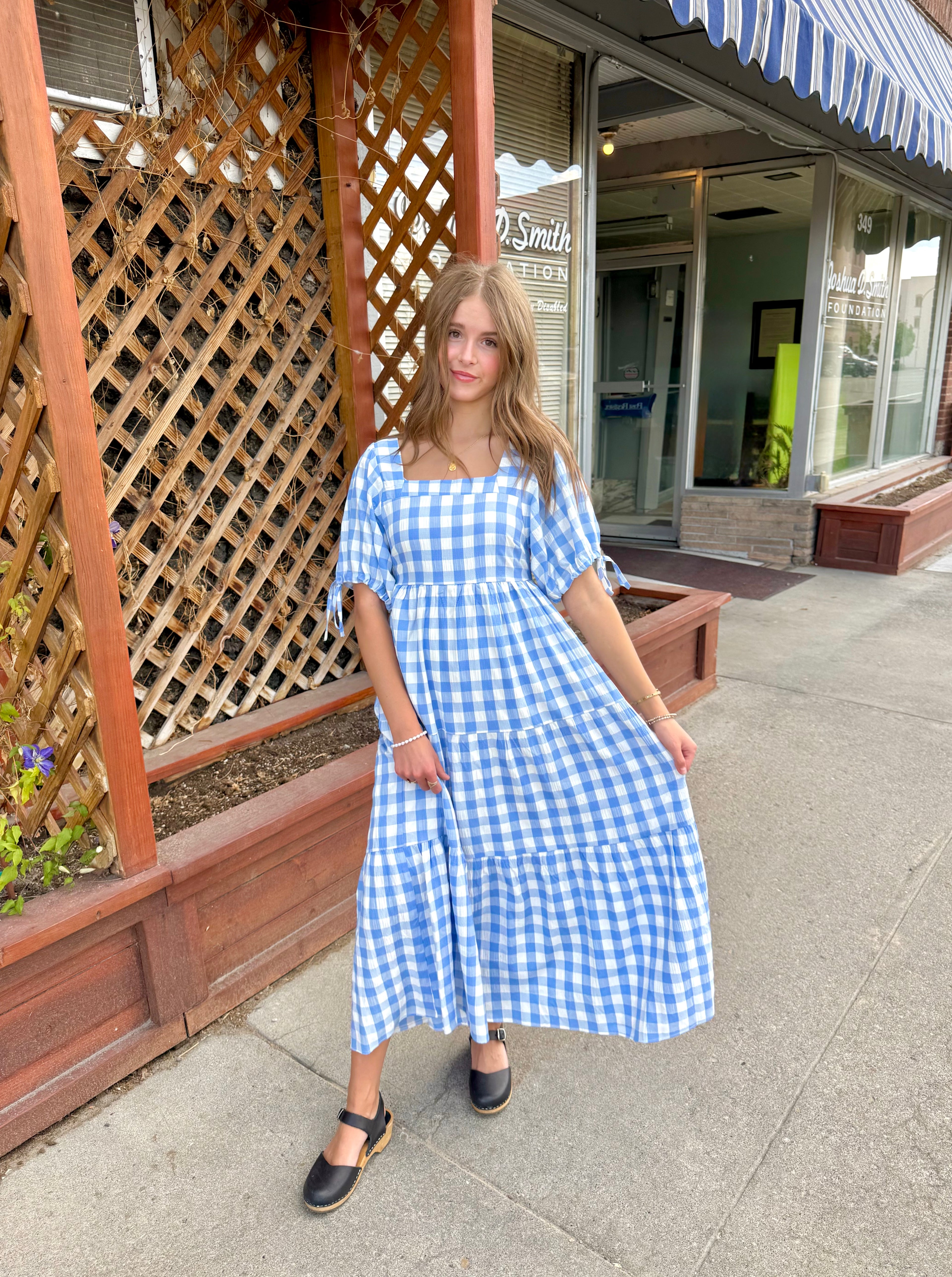 Sailor Plaid Dress