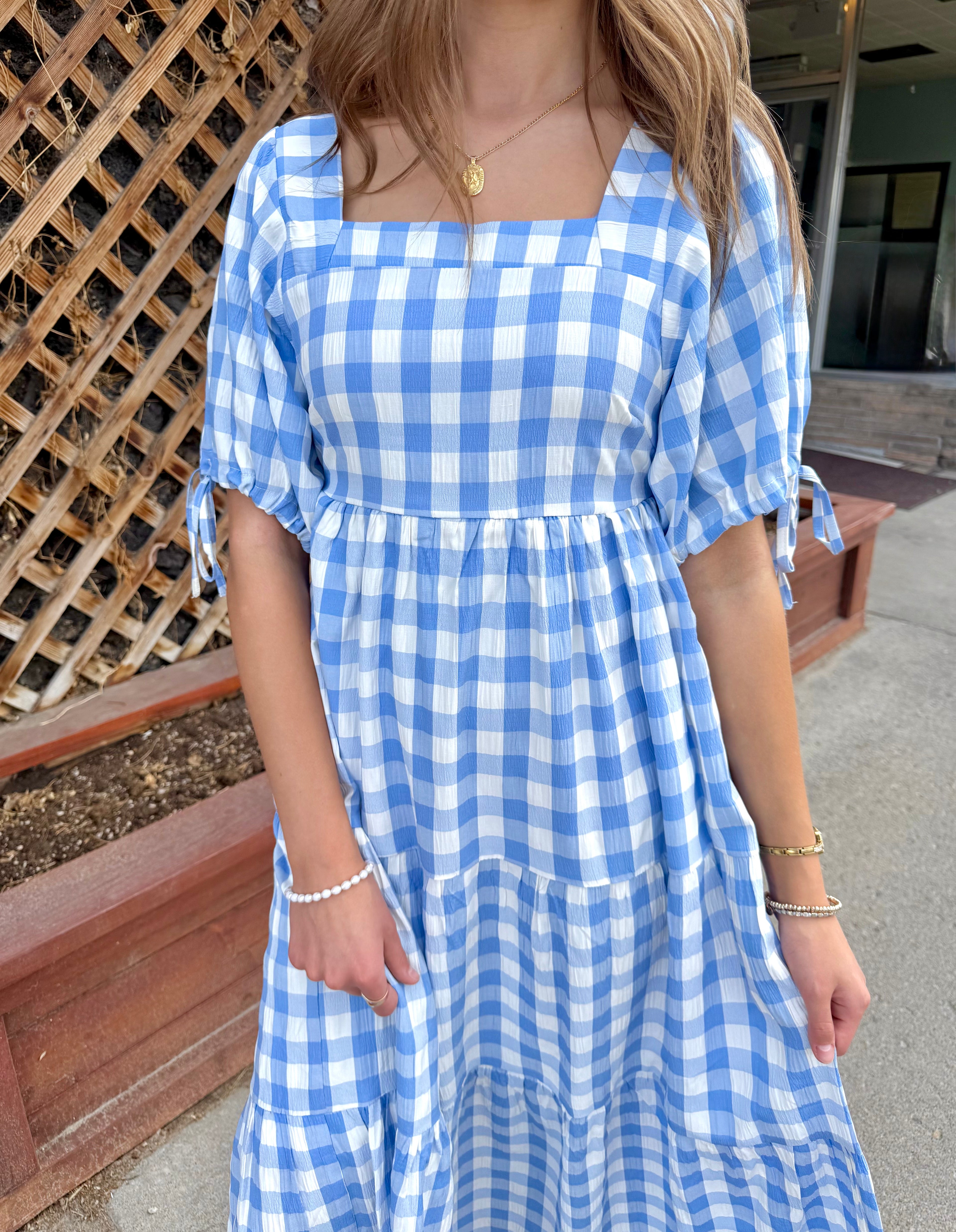 Sailor Plaid Dress