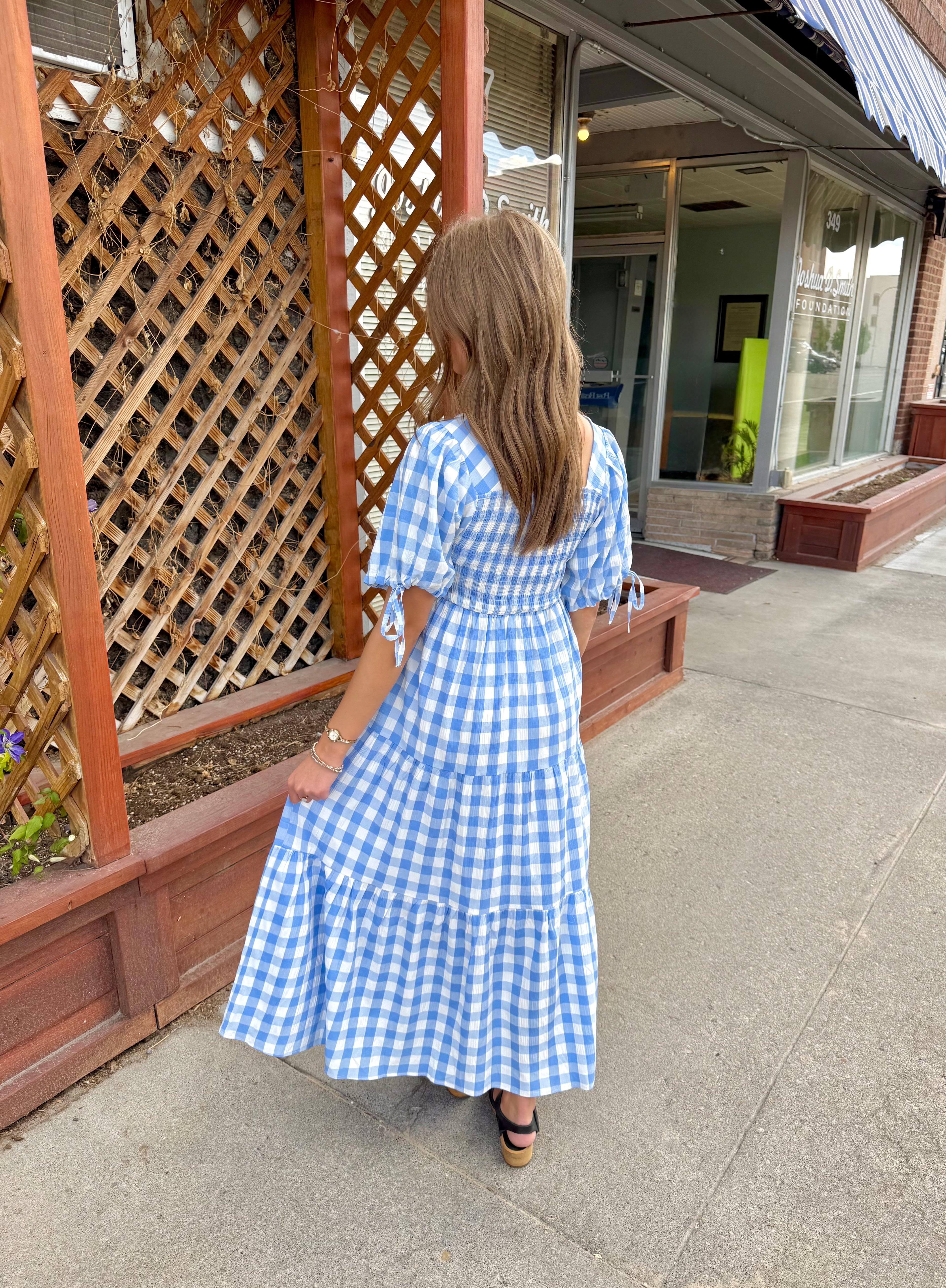 Sailor Plaid Dress